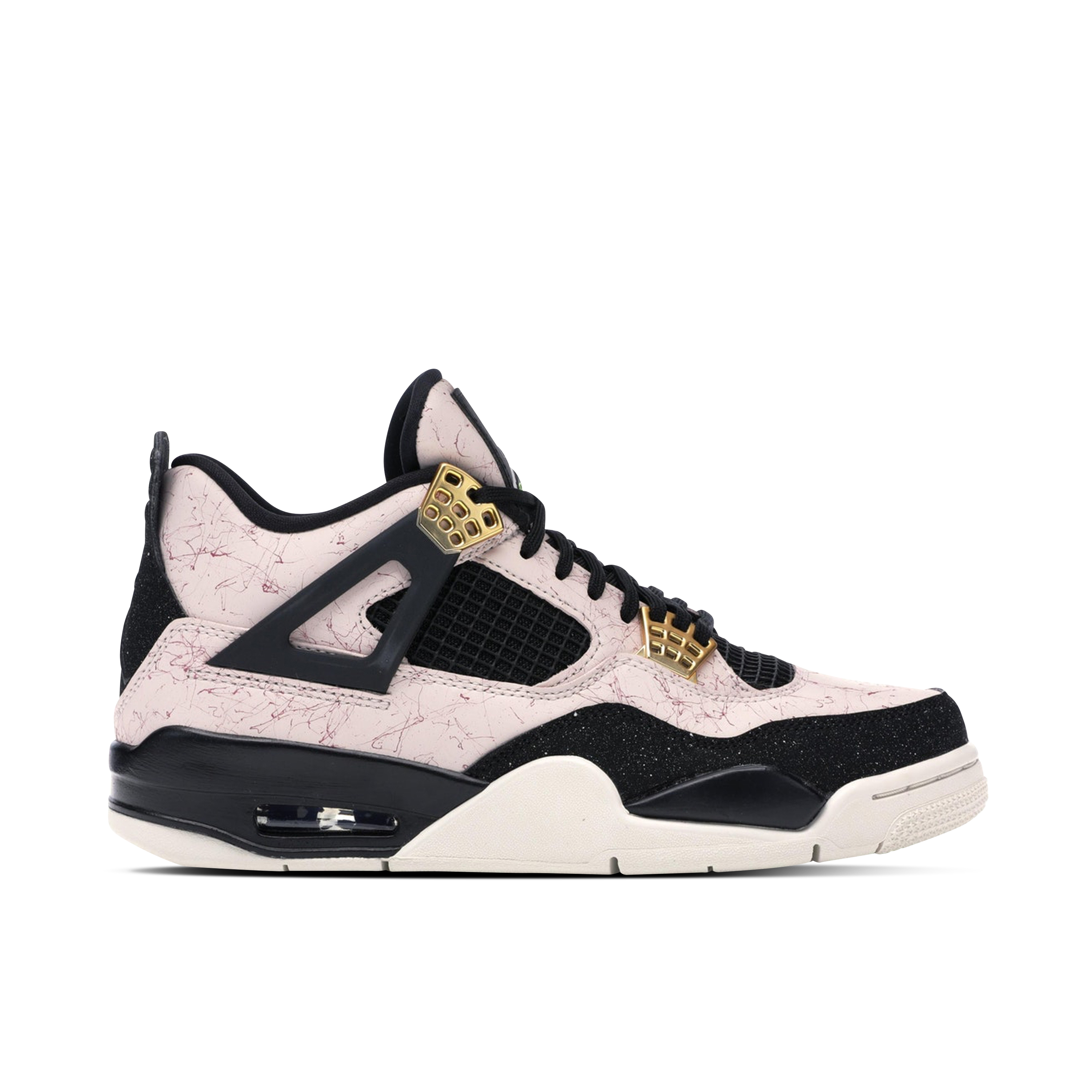 Air Jordan 4 Retro Silt Red Splatter Womens Aq9129 601 Laced