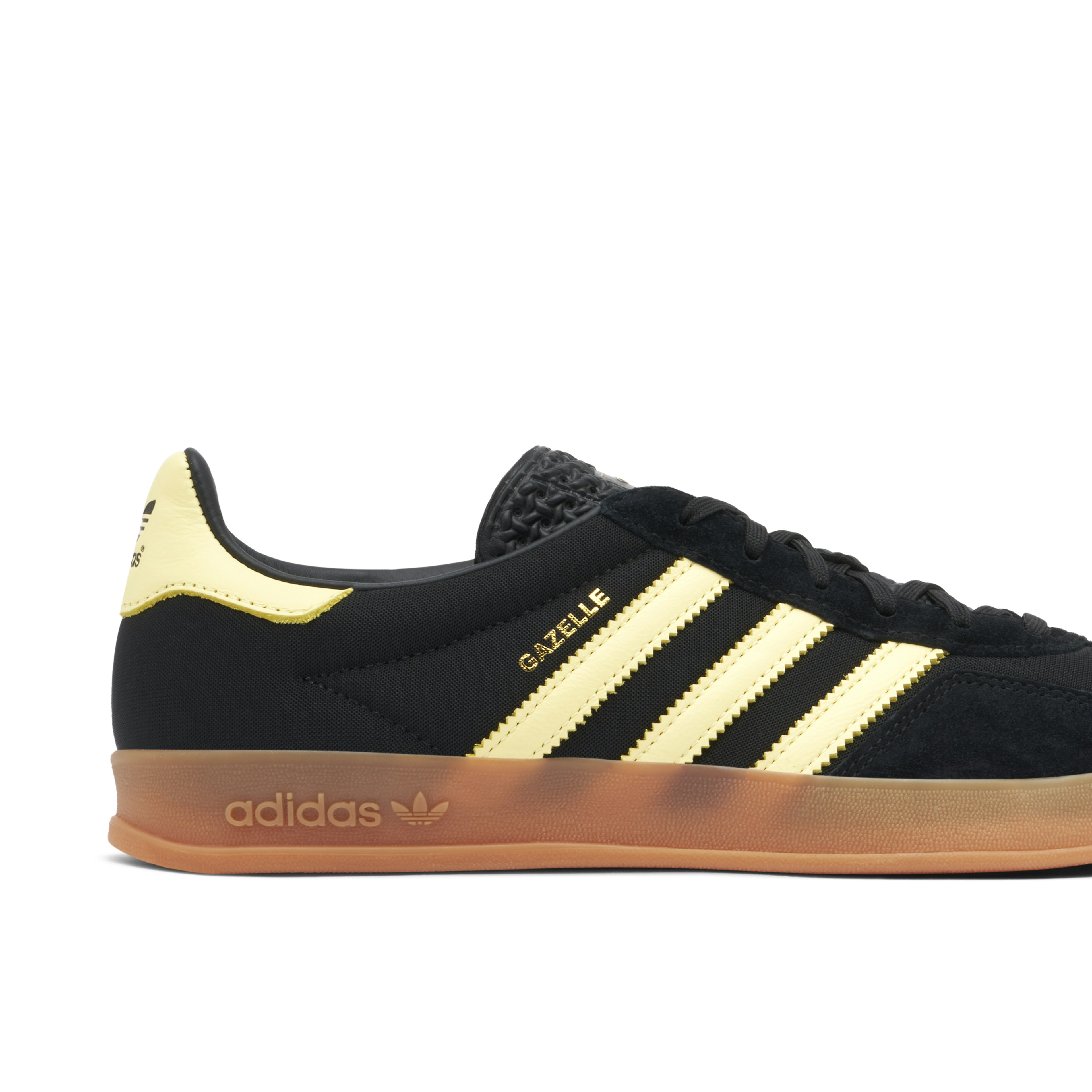 Adidas Gazelle Indoor Black Almost Yellow Gum