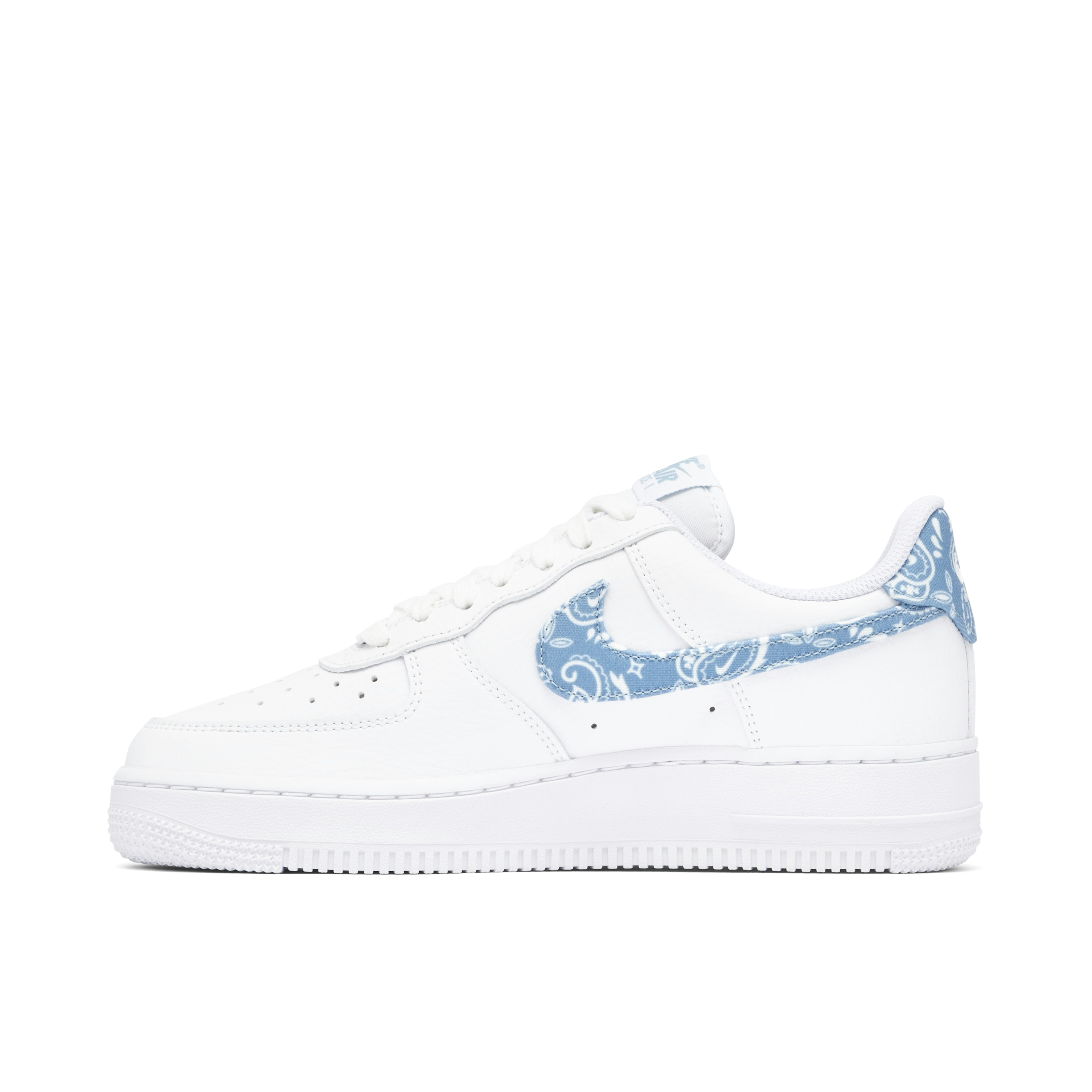 Nike Air Force 1 Low '07 Essential White Worn Blue Paisley
