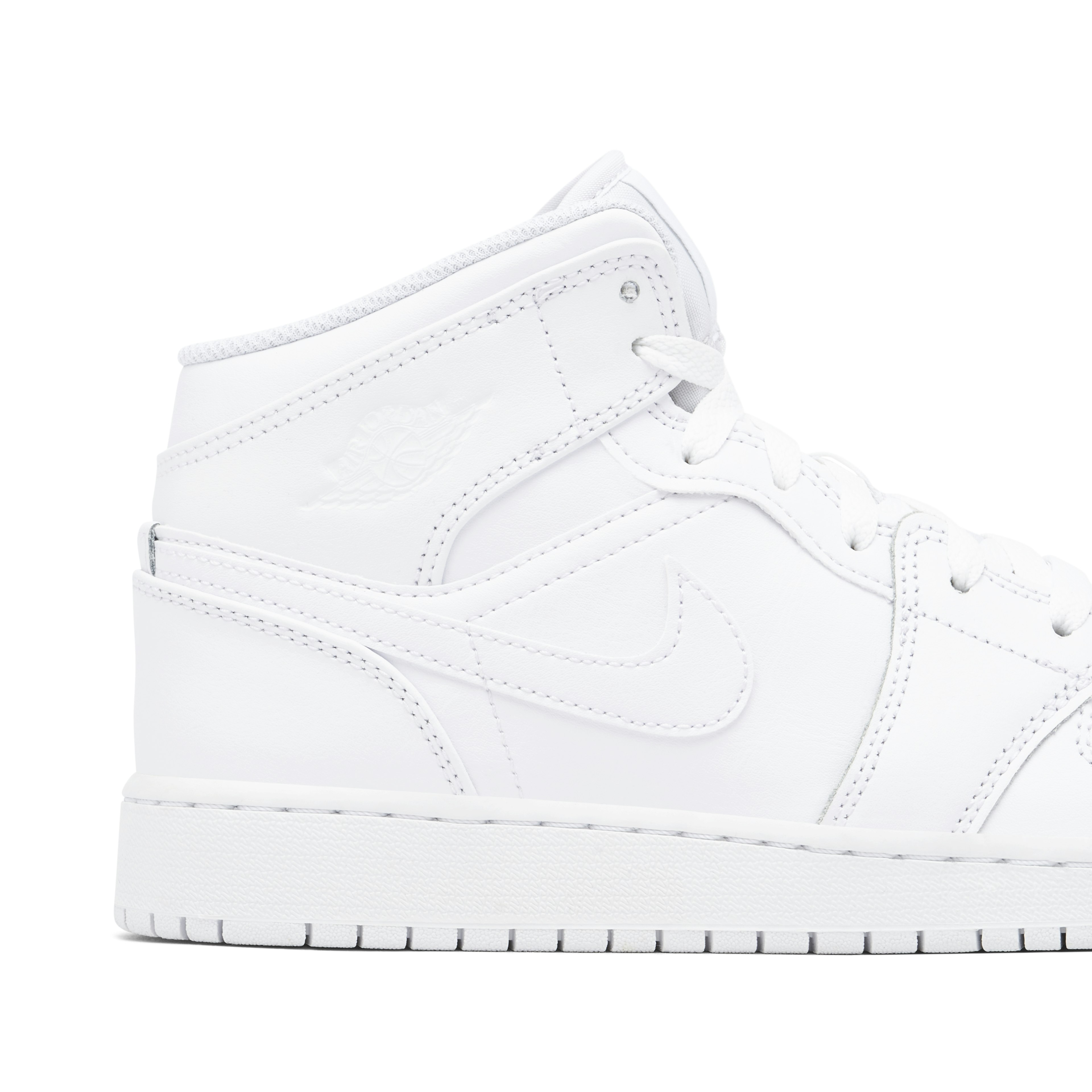 Air Jordan 1 Mid Triple White GS 2023