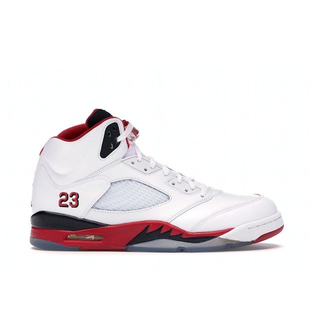 Air Jordan Fire Red Black Tongue 2013 136027-120 Laced