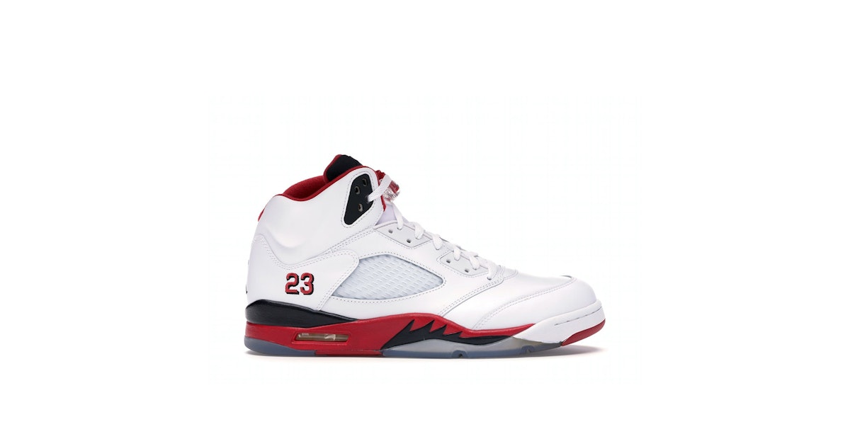 Air Jordan Fire Red Black Tongue 2013 136027-120 Laced
