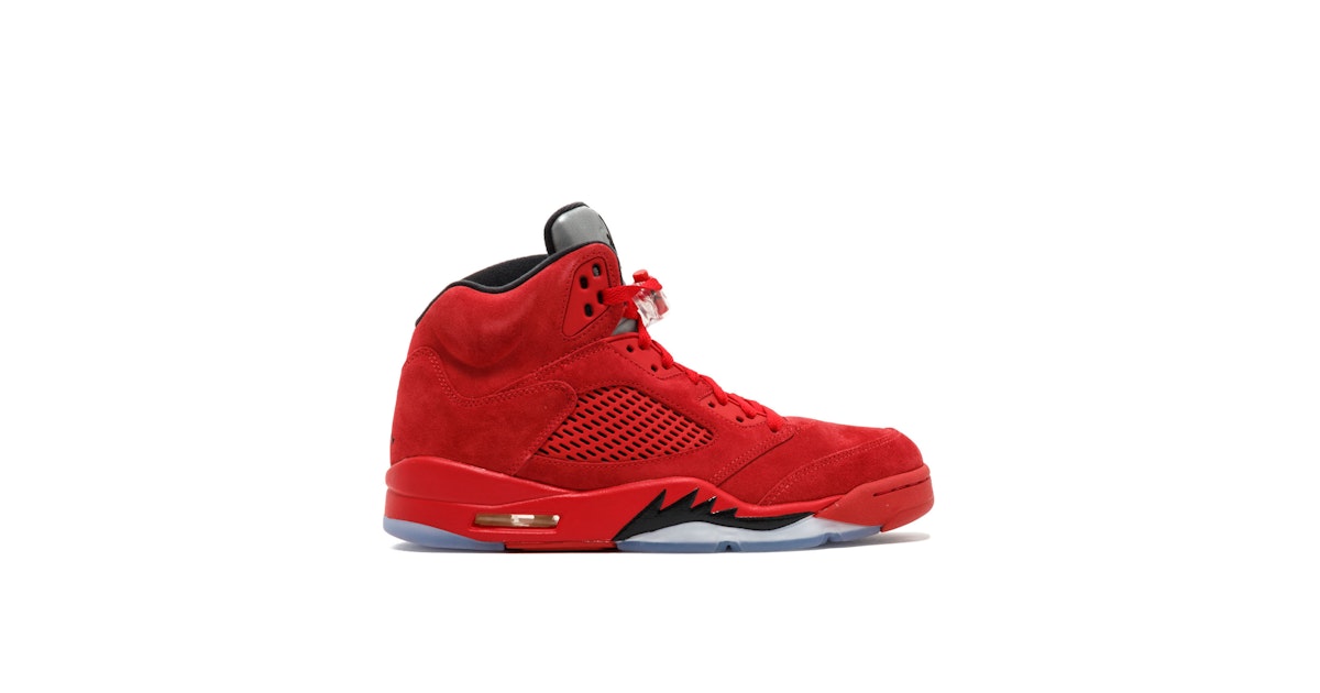 Suede 136027 Red Suede Air Jordan Nike Air Jordan Retro V Size 13