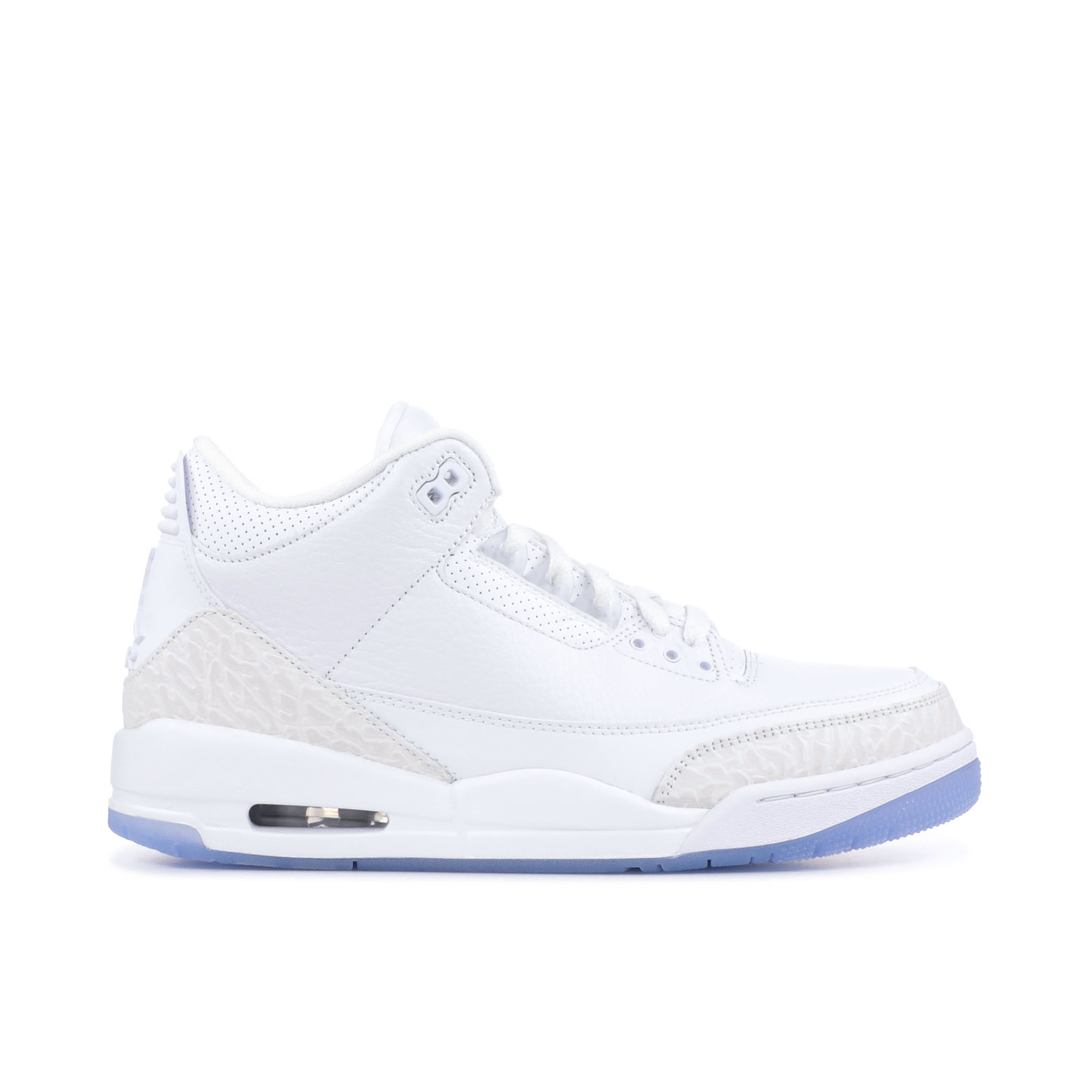 All white jordan 3s online