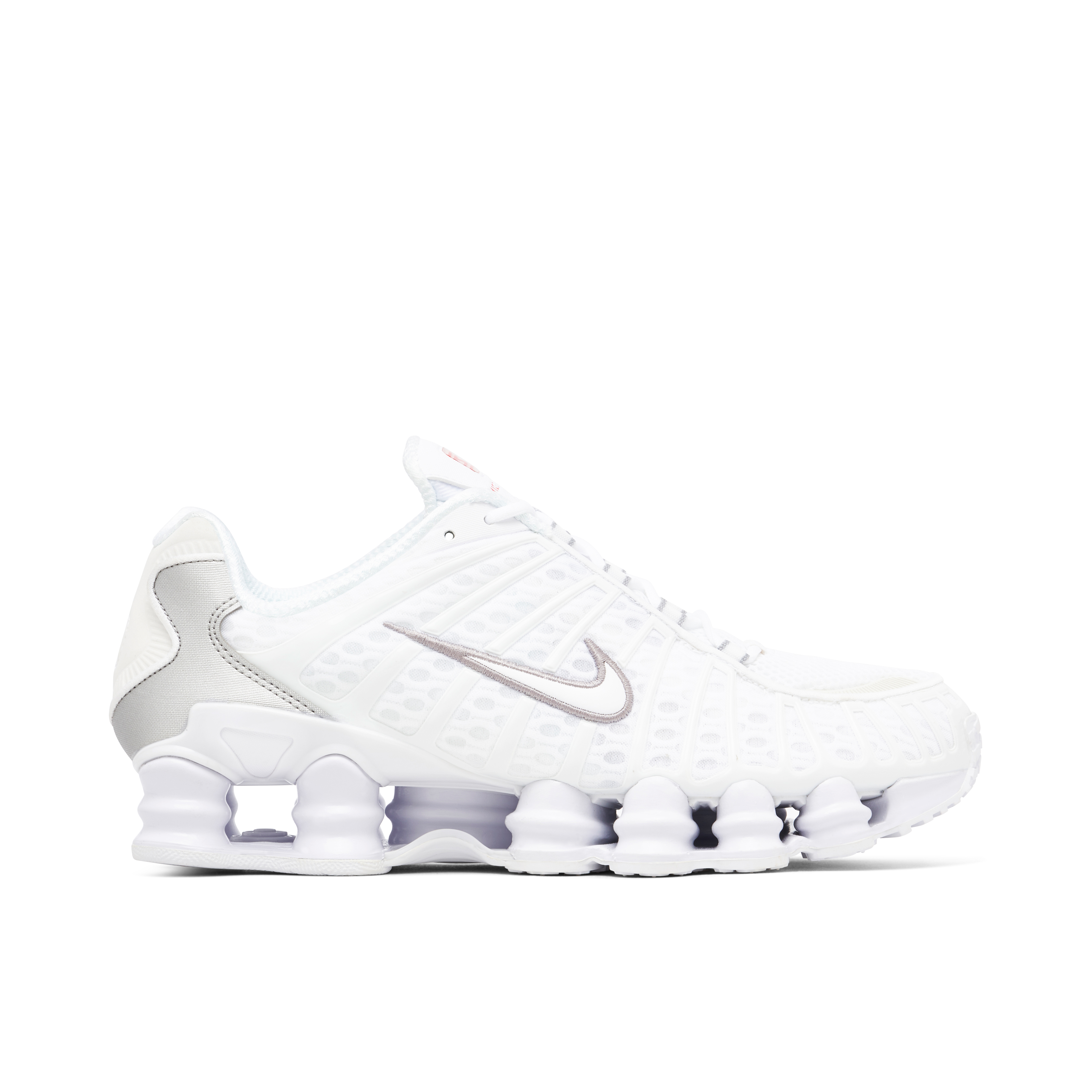 Nike Shox TL White Silver Womens AR3566 100 Laced