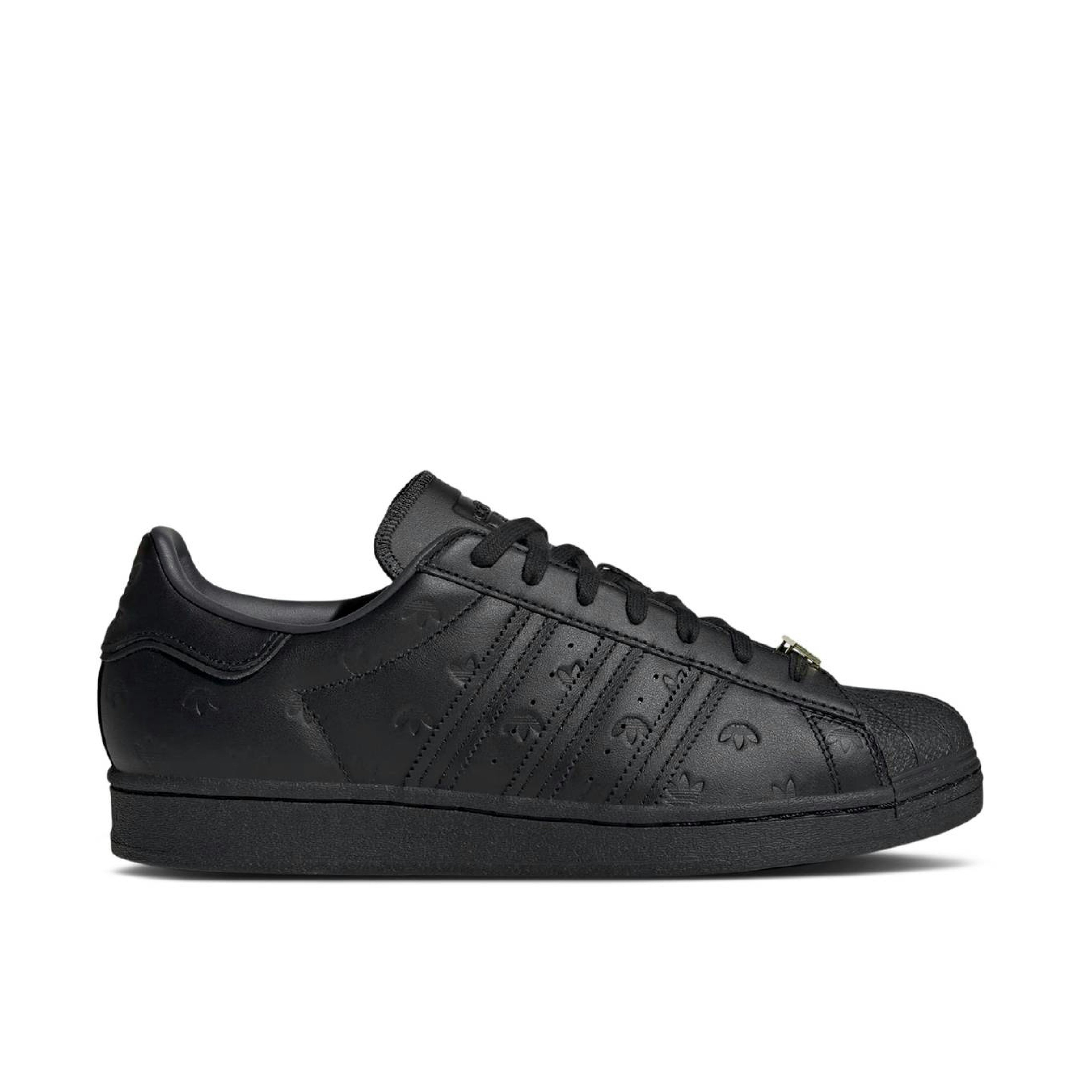 Adidas Superstar Allover Debossed Trefoils Black