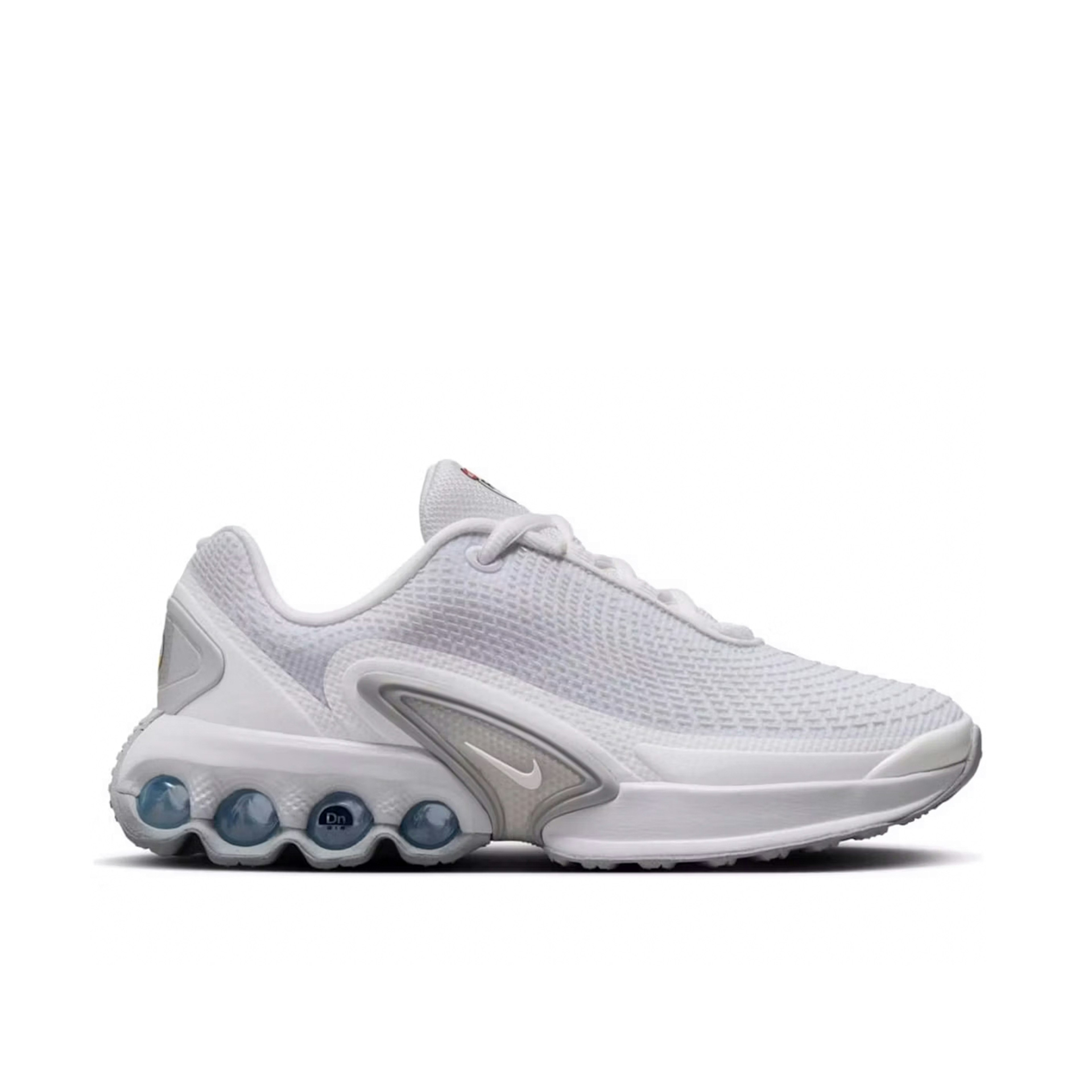 Nike Air Max Dn White Metallic Silver GS