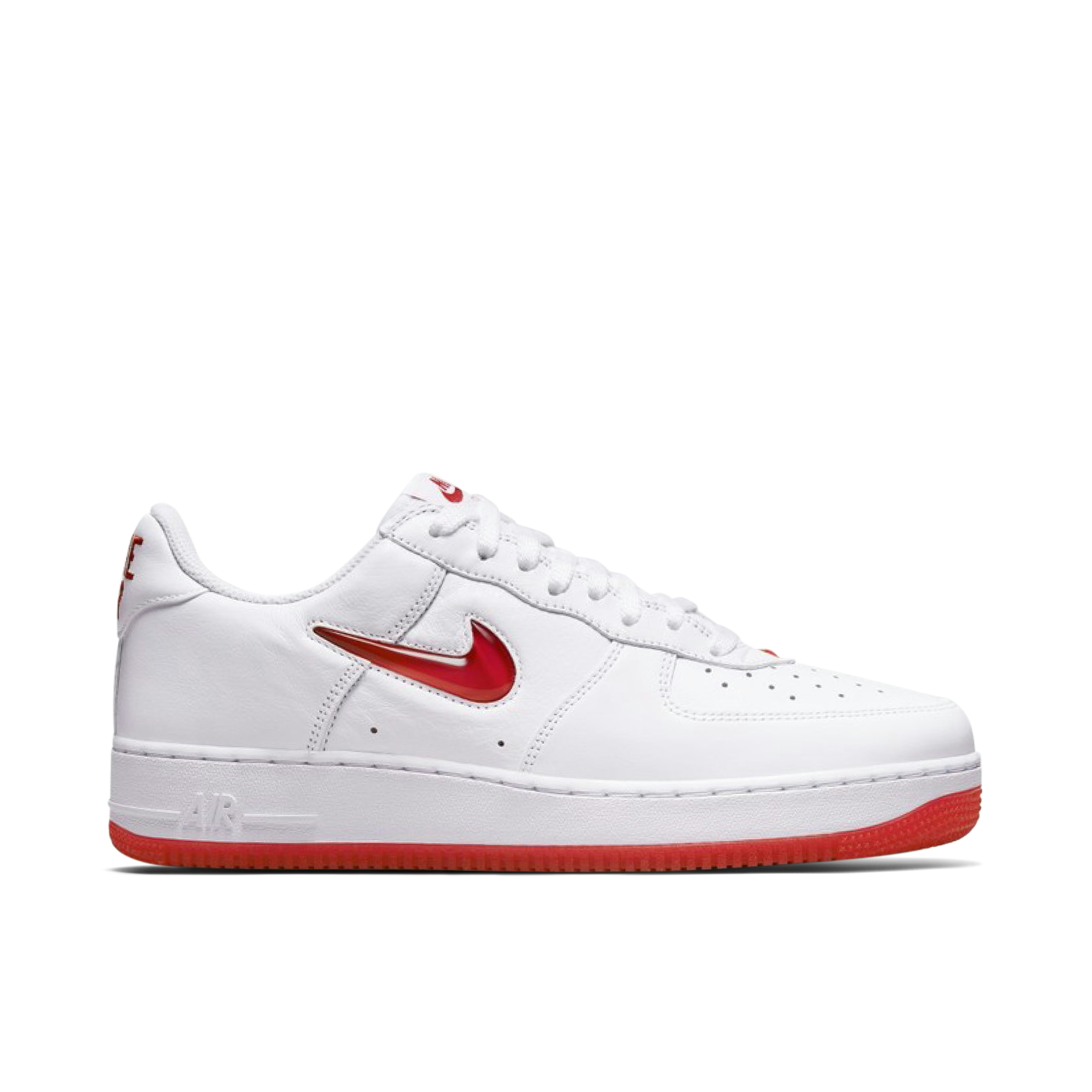 nike Women Air Force 1 Low Color of the Month White Red