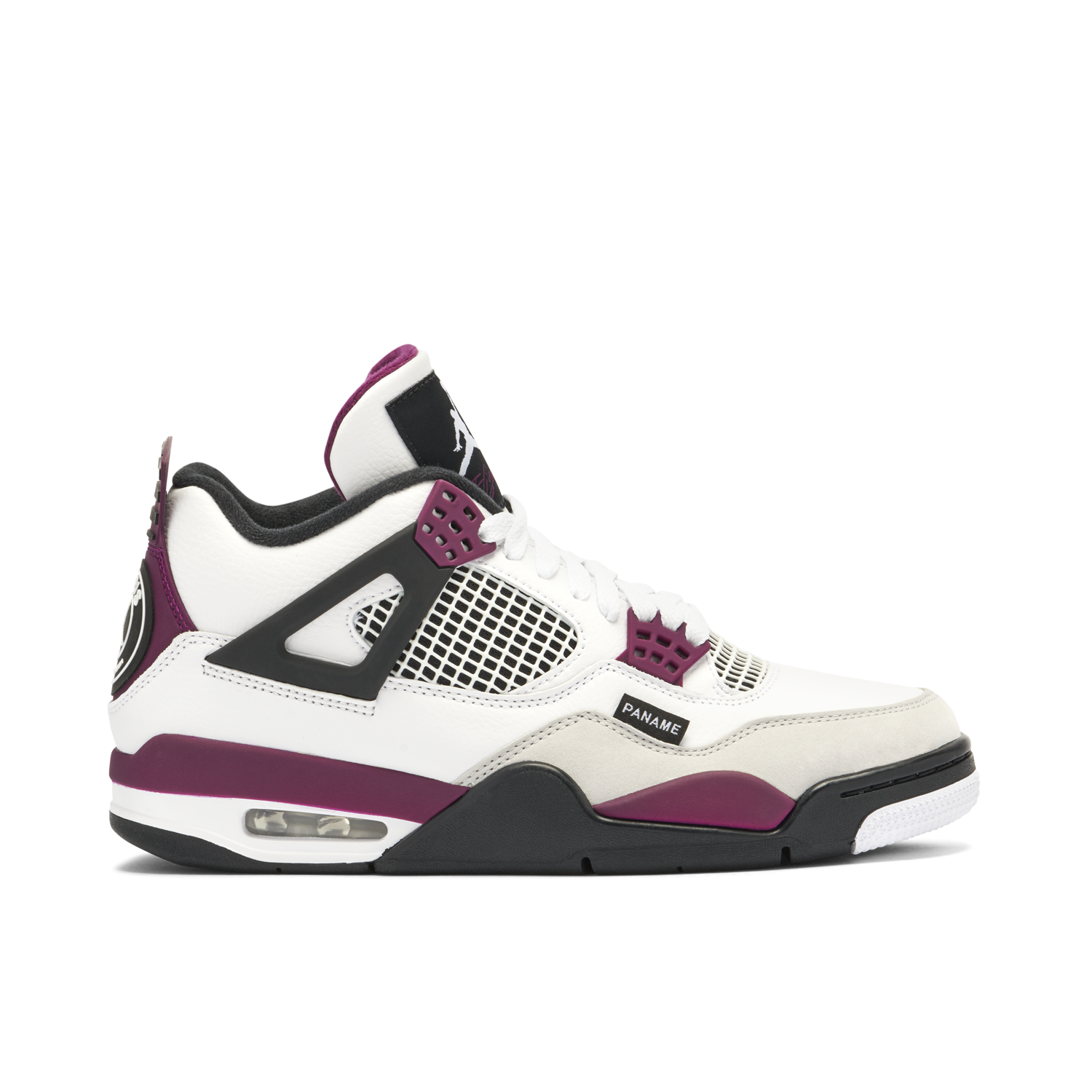Air Jordan 4 x PSG White Neutral Grey Bordeaux