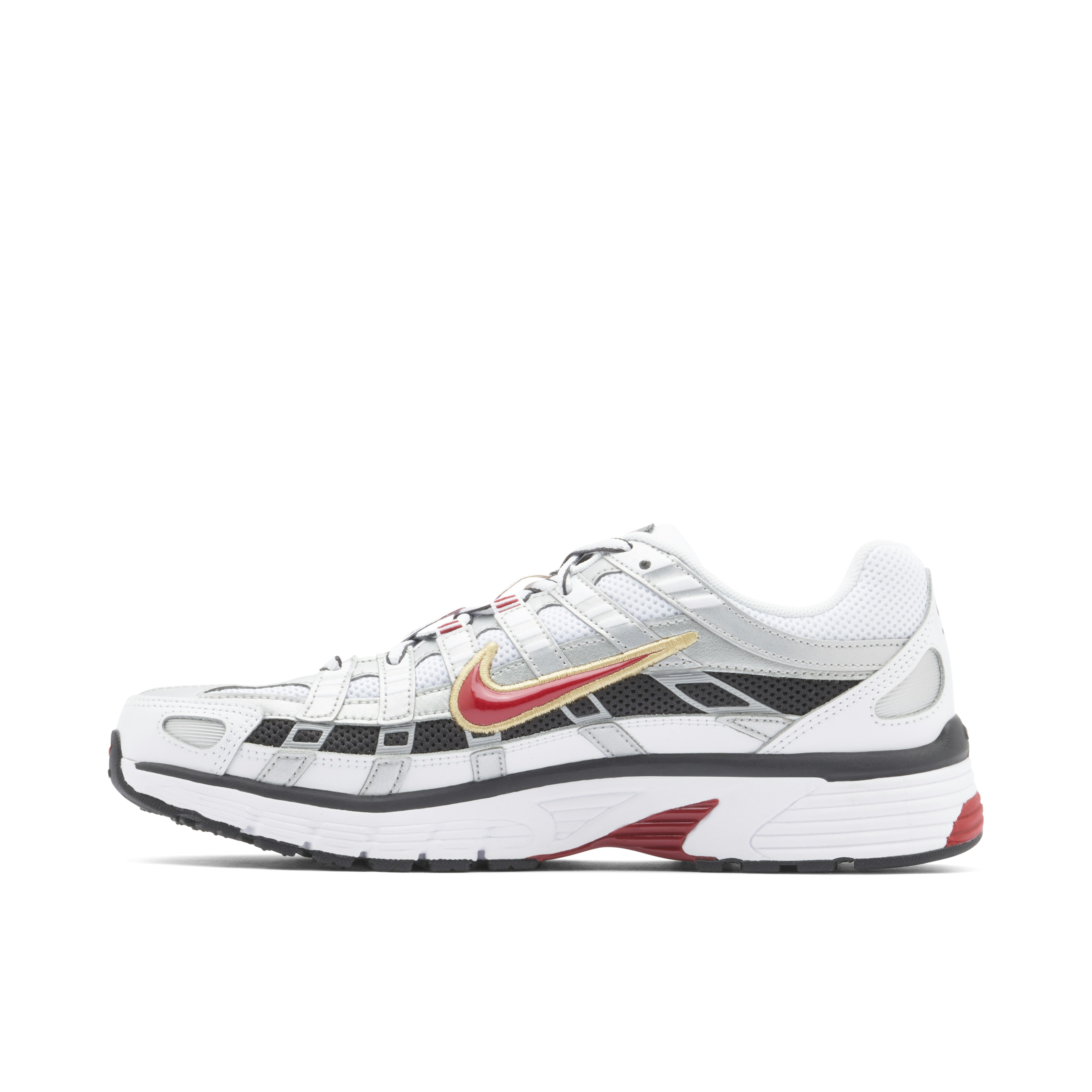 Nike P-6000 White Gold Red Womens