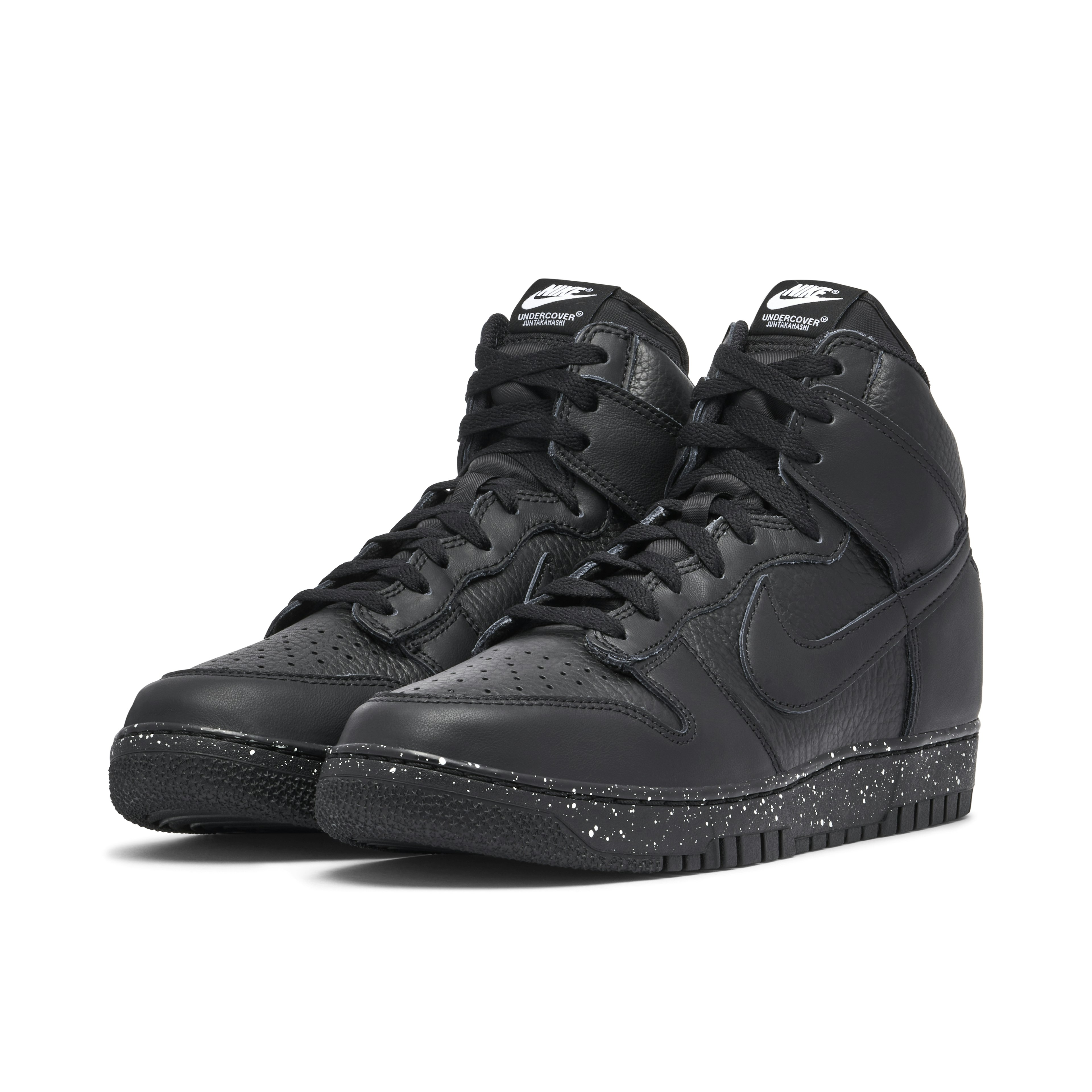 UNDERCOVER x Nike Dunk High Chaos Triple Black