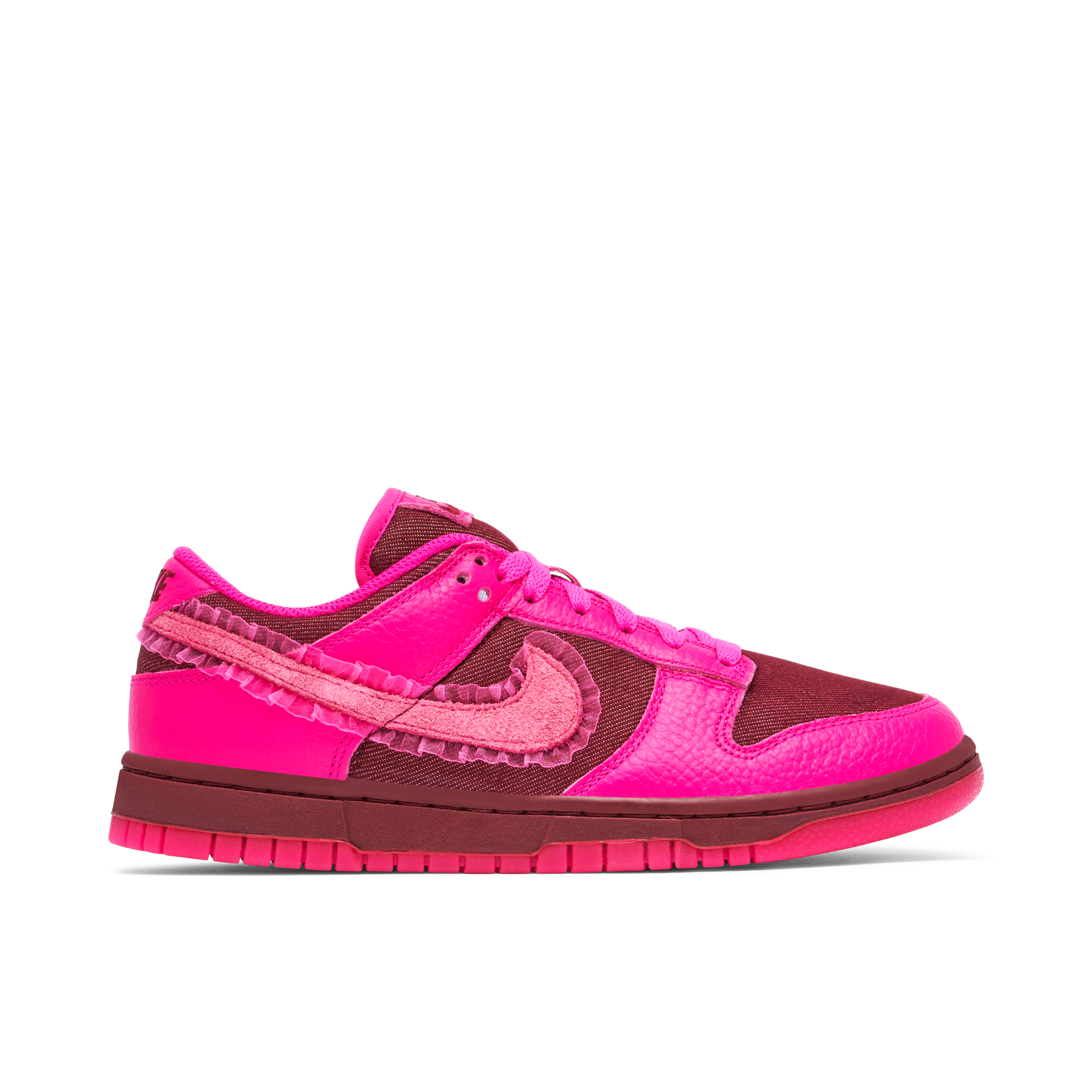 Nike Dunk Low Valentines Day Womens DQ9324 600 Laced