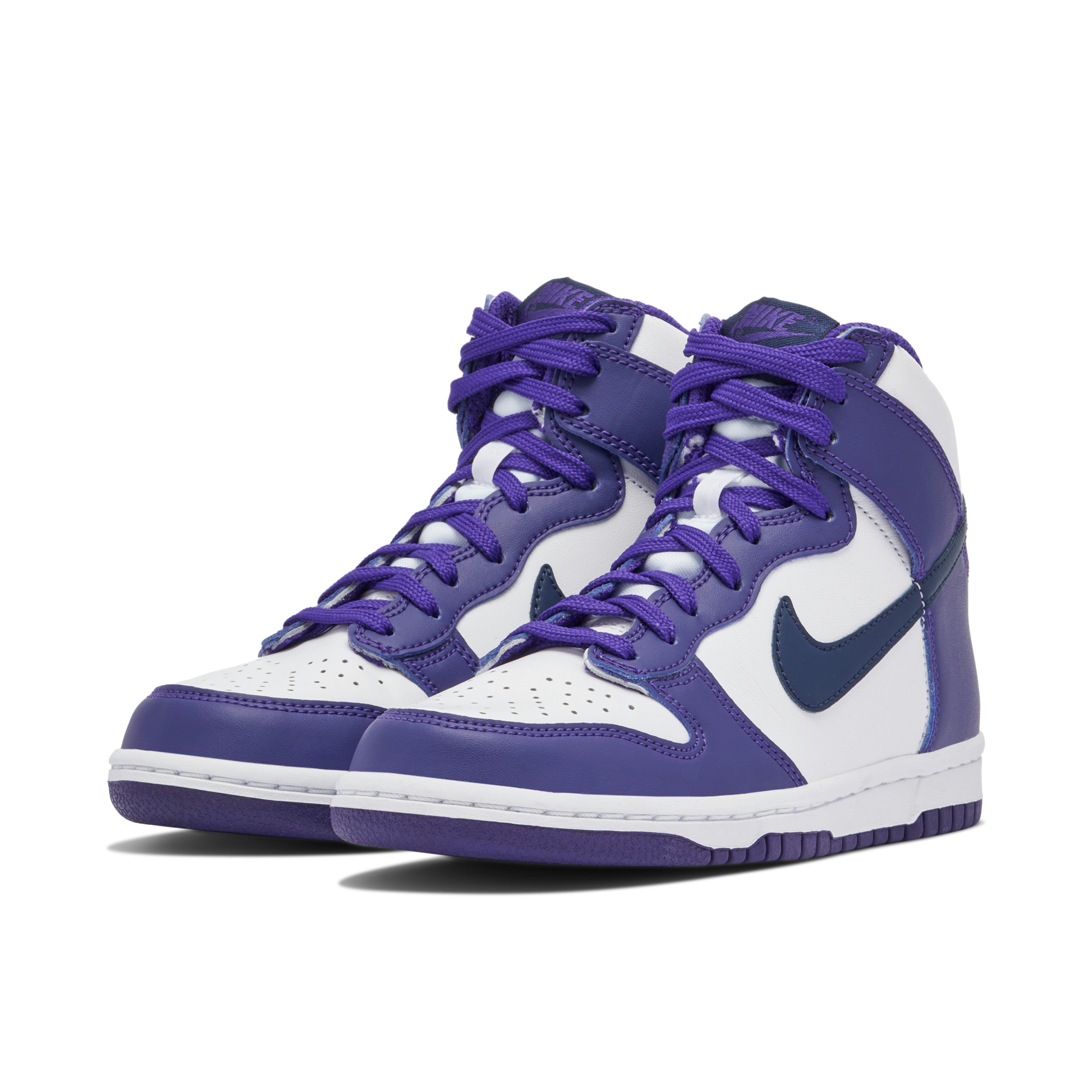 Nike Dunk High White Purple GS