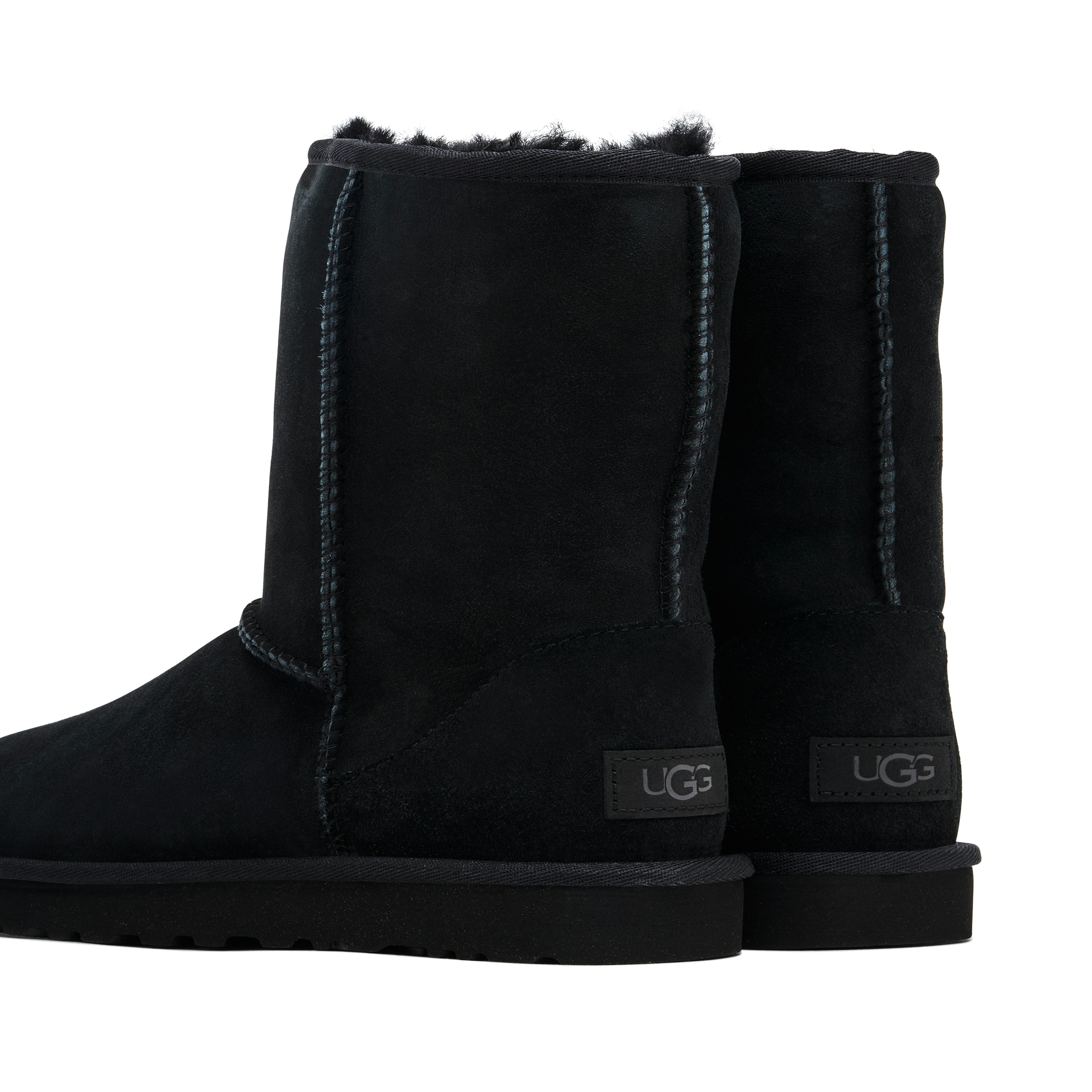UGG Classic Short II Boot Black für Damen