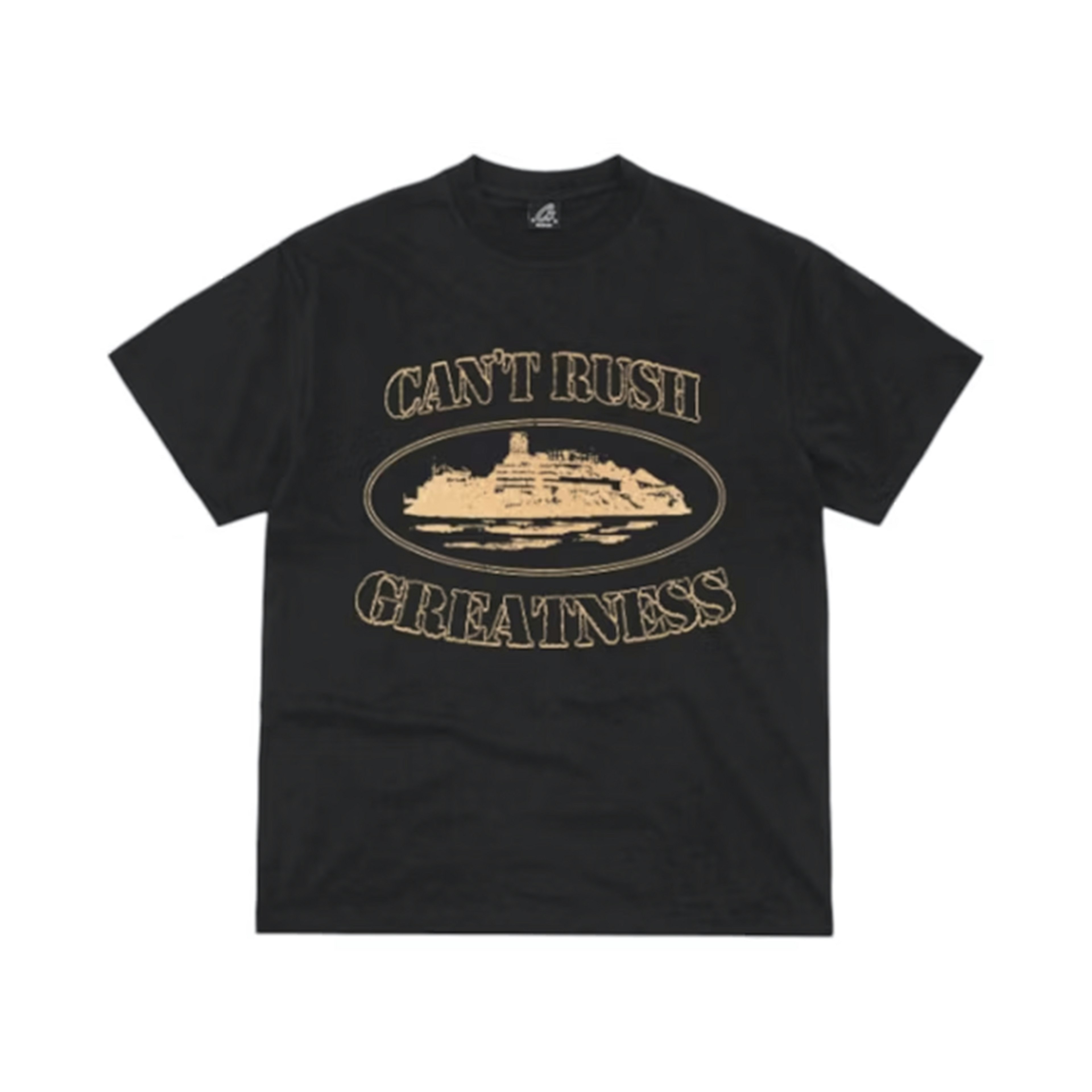 Corteiz x Cental Cee Can't Rush Greatness Tee Black