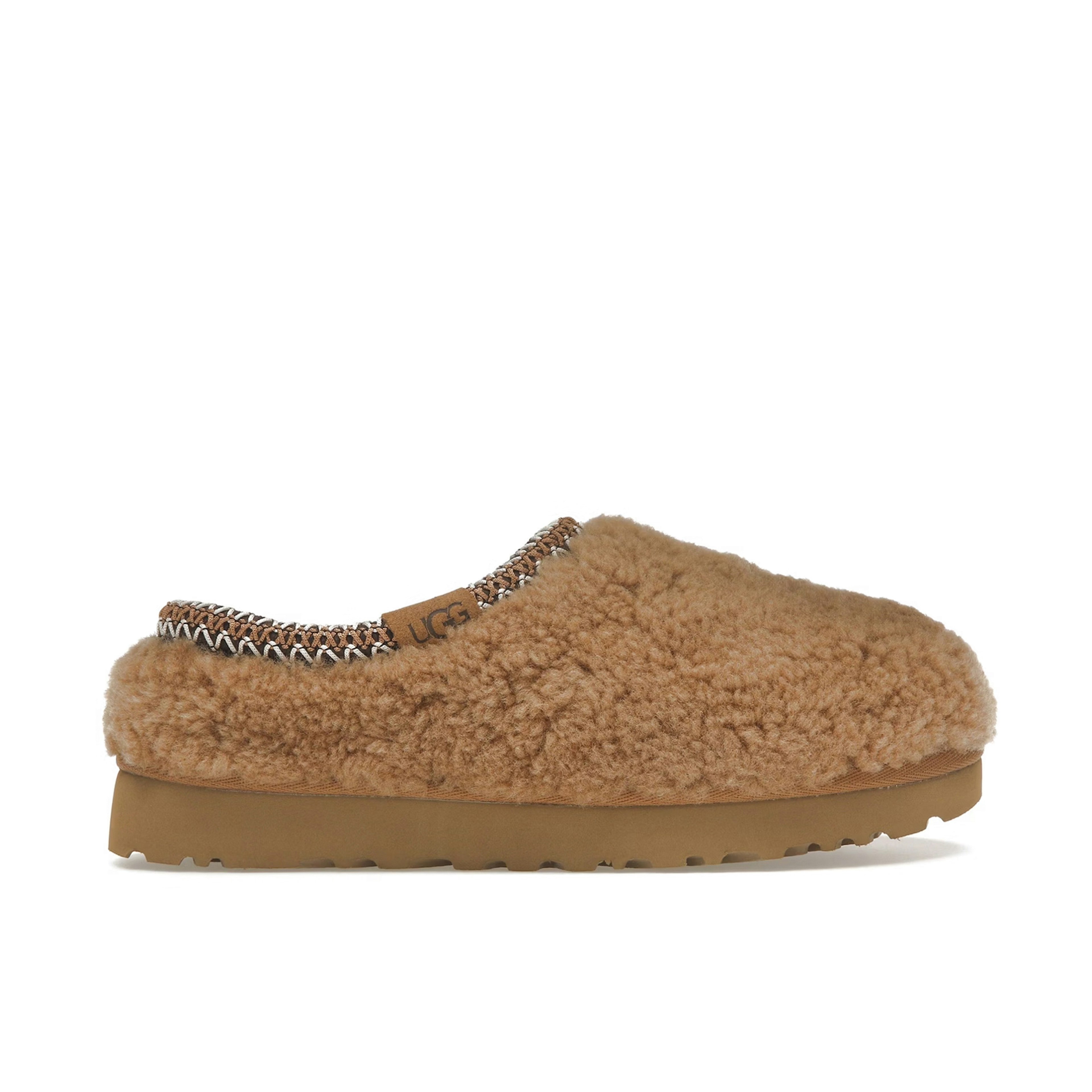 UGG Tasman Maxi Curly Slipper Chestnut Womens