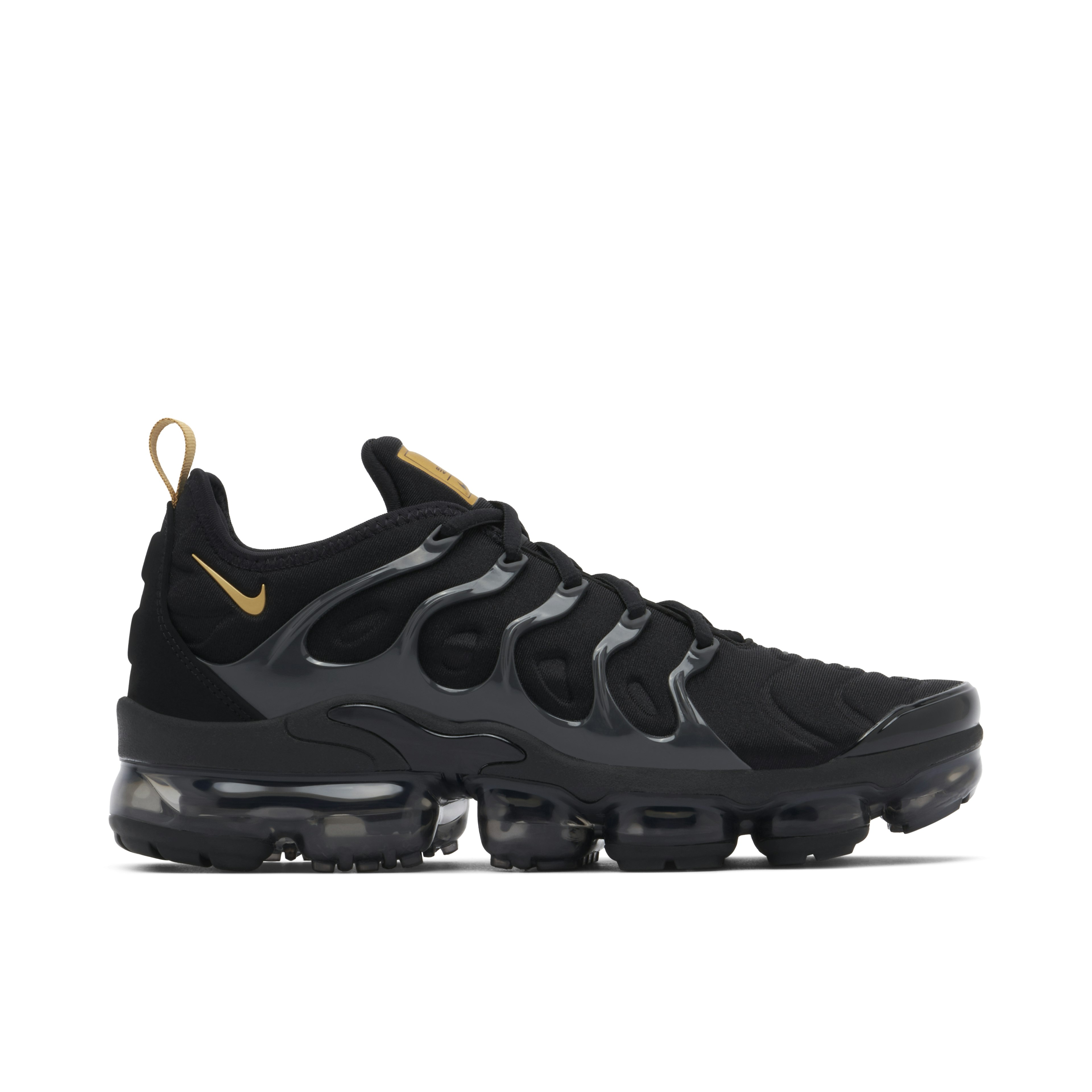 Nike Air VaporMax Plus Black Metallic Gold | BQ5068-001 | Laced