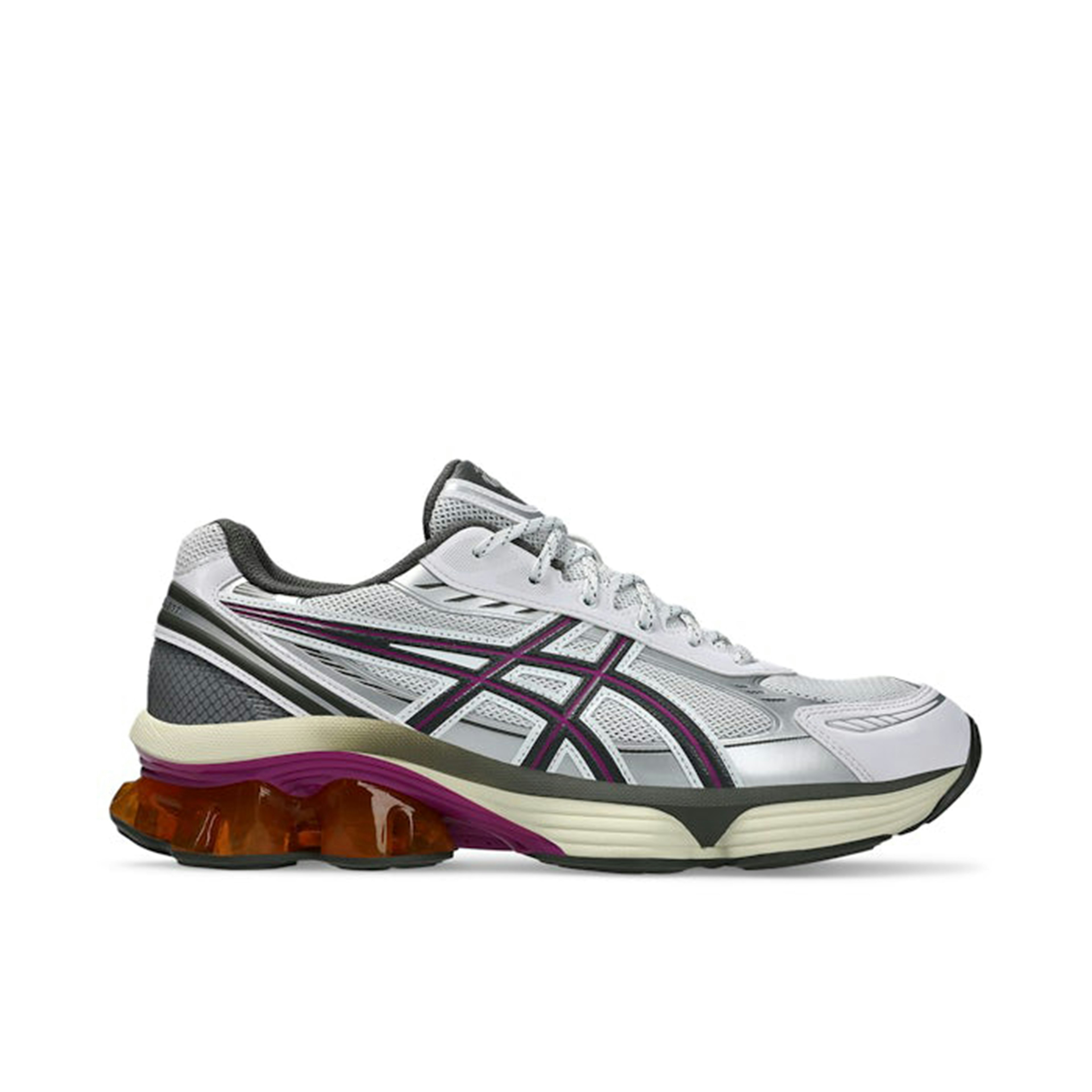 ASICS Gel-Kinetic Fluent White Truffle Grey