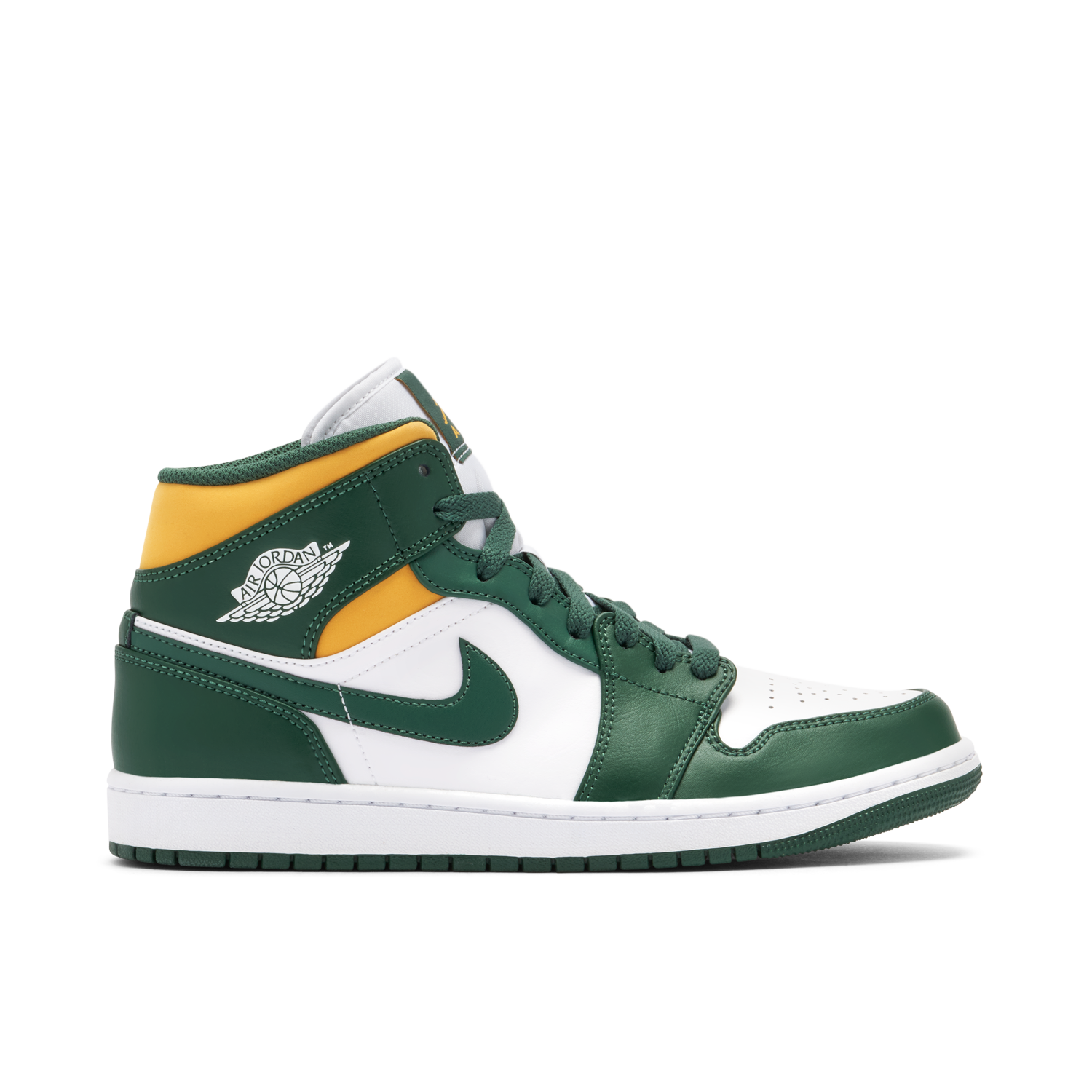 Nike jordan 1 mid green deals