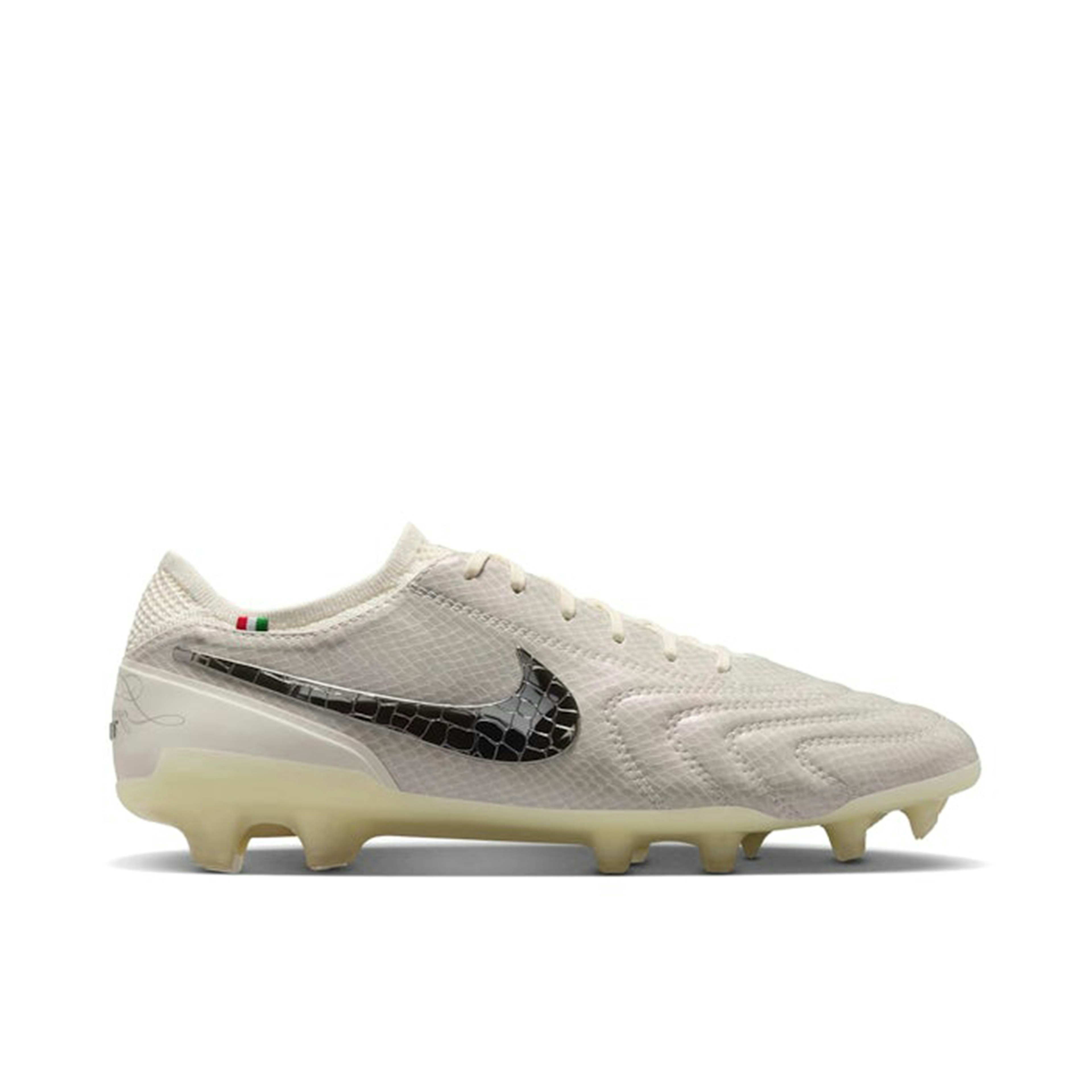 Nike Tiempo Legend 10 Elite Luxe FG Montebelluna Leather White Snakeskin