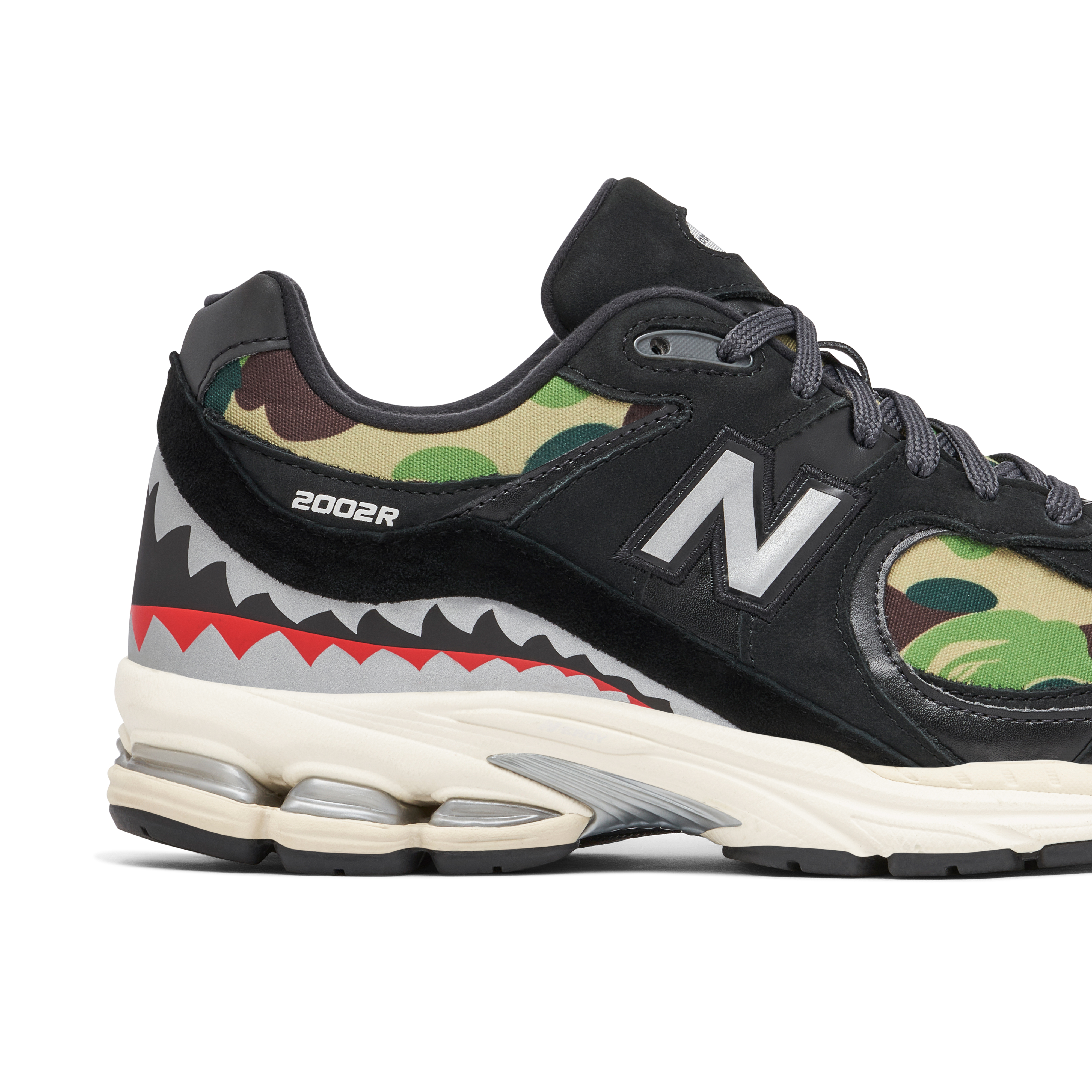 New Balance 2002R x BAPE Green Camo