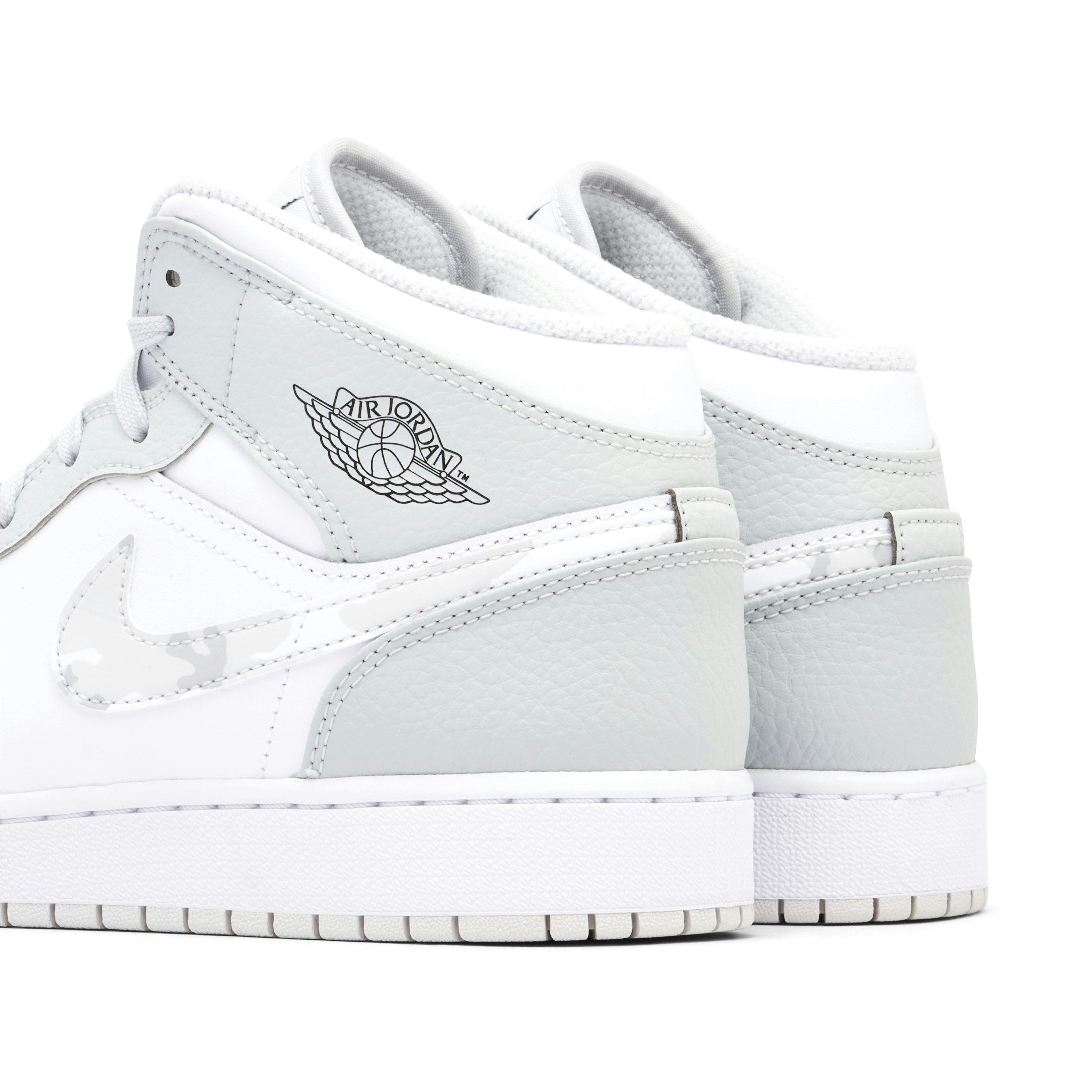Air Jordan 1 Mid Grey Camo GS