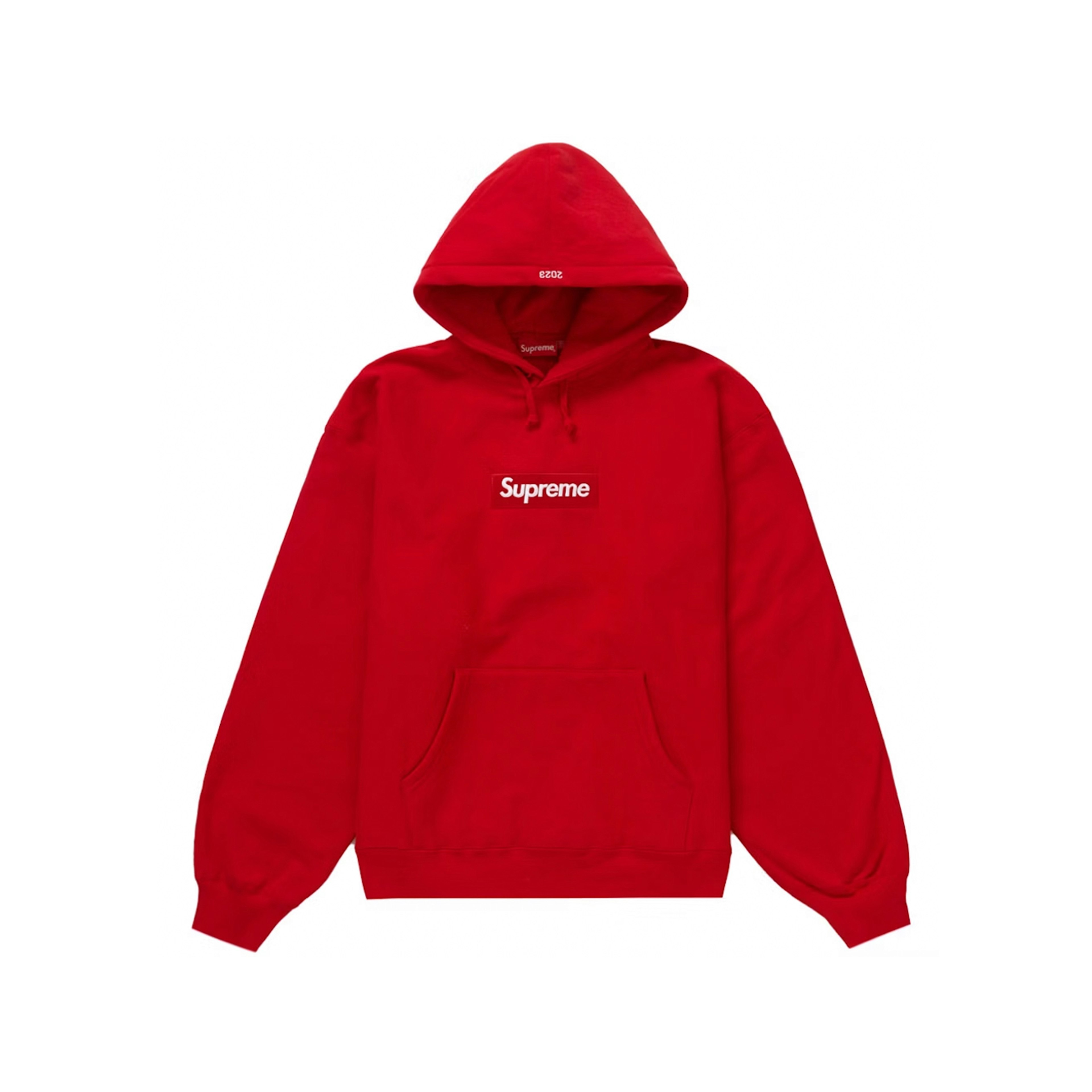 Supreme Box Logo Hooded Sweatshirt Red