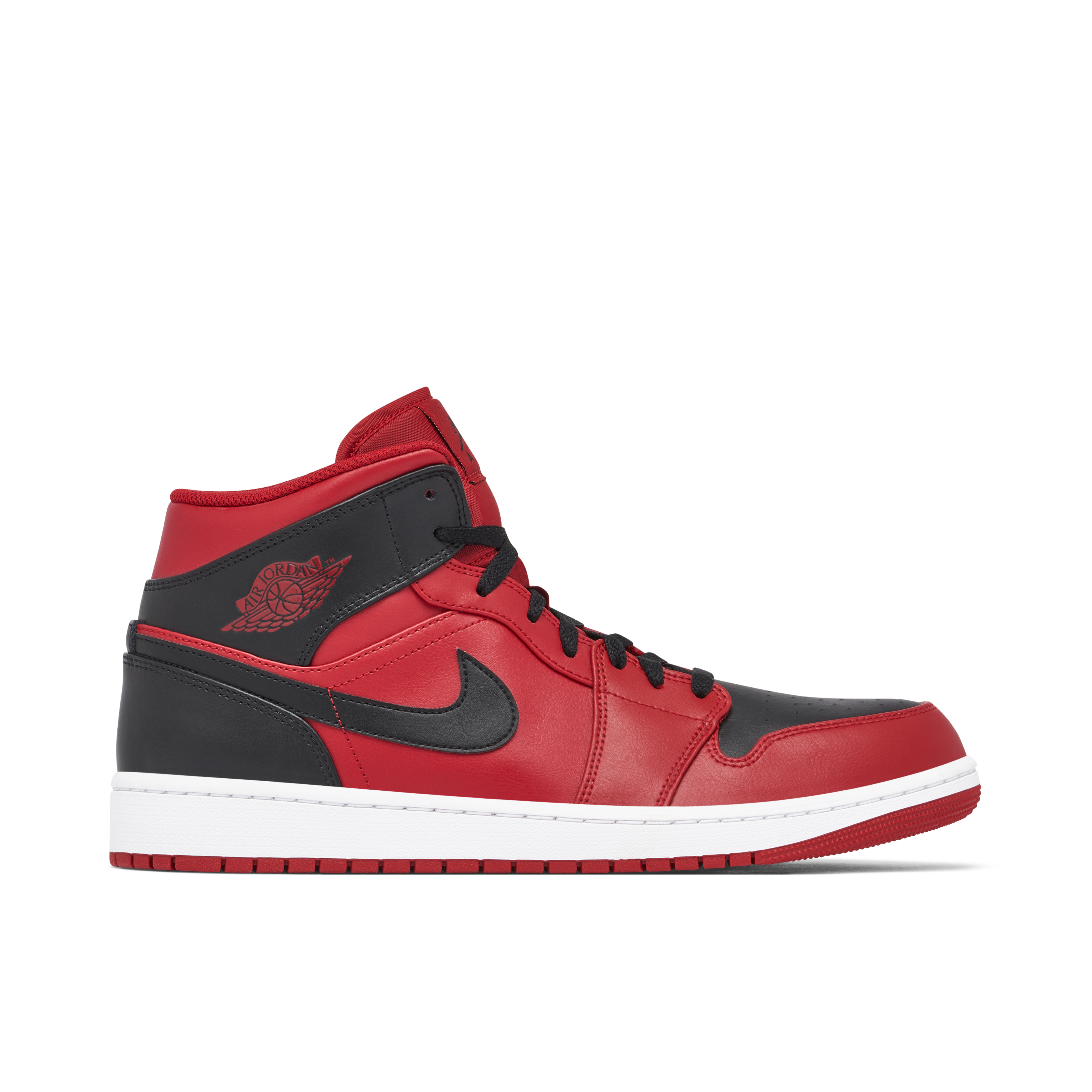 Jordan 1 mid reverse bred on feet best sale