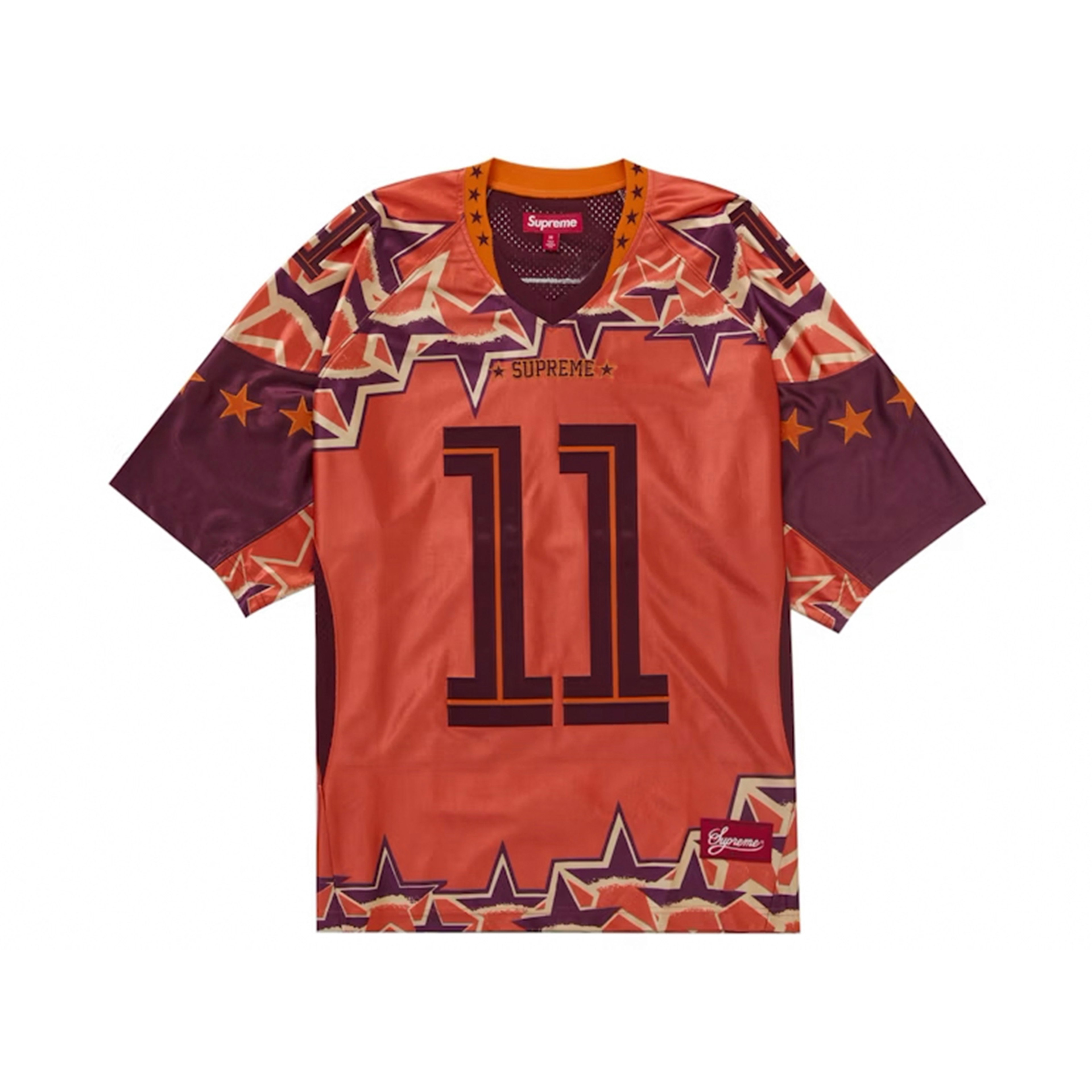 Supreme Stars Football Jersey Orange