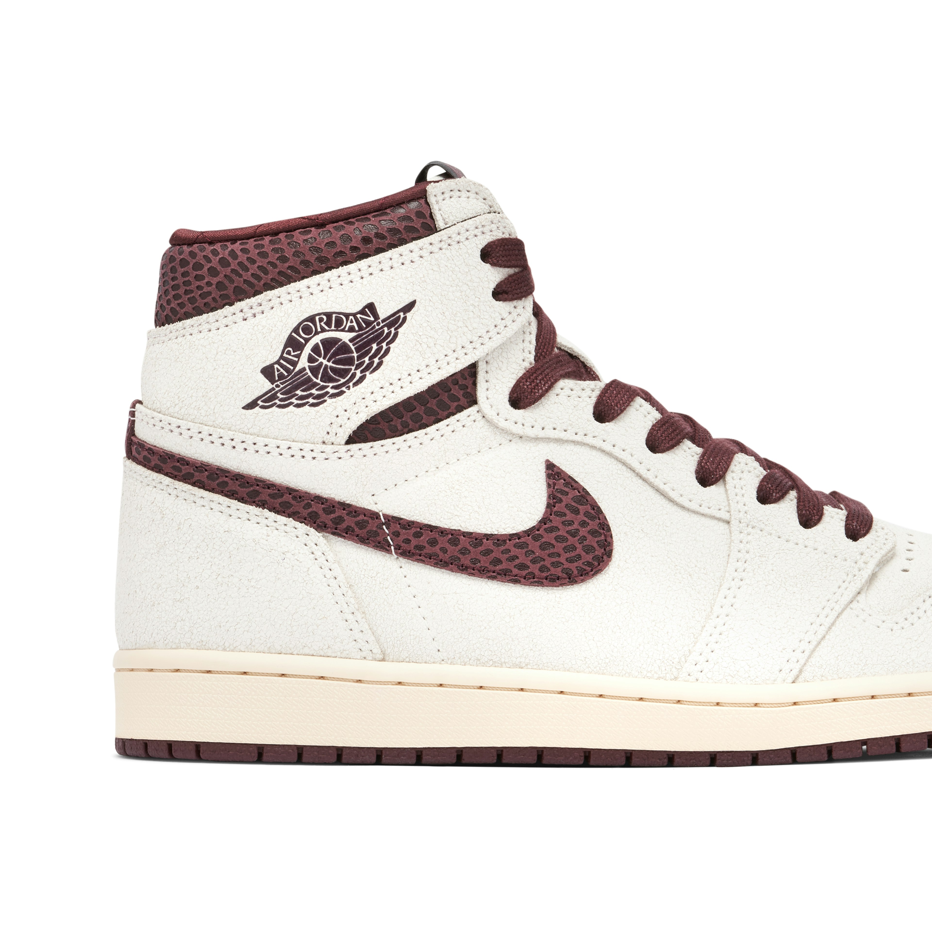 A Ma Maniere x Air Jordan 1 Burgundy Sail