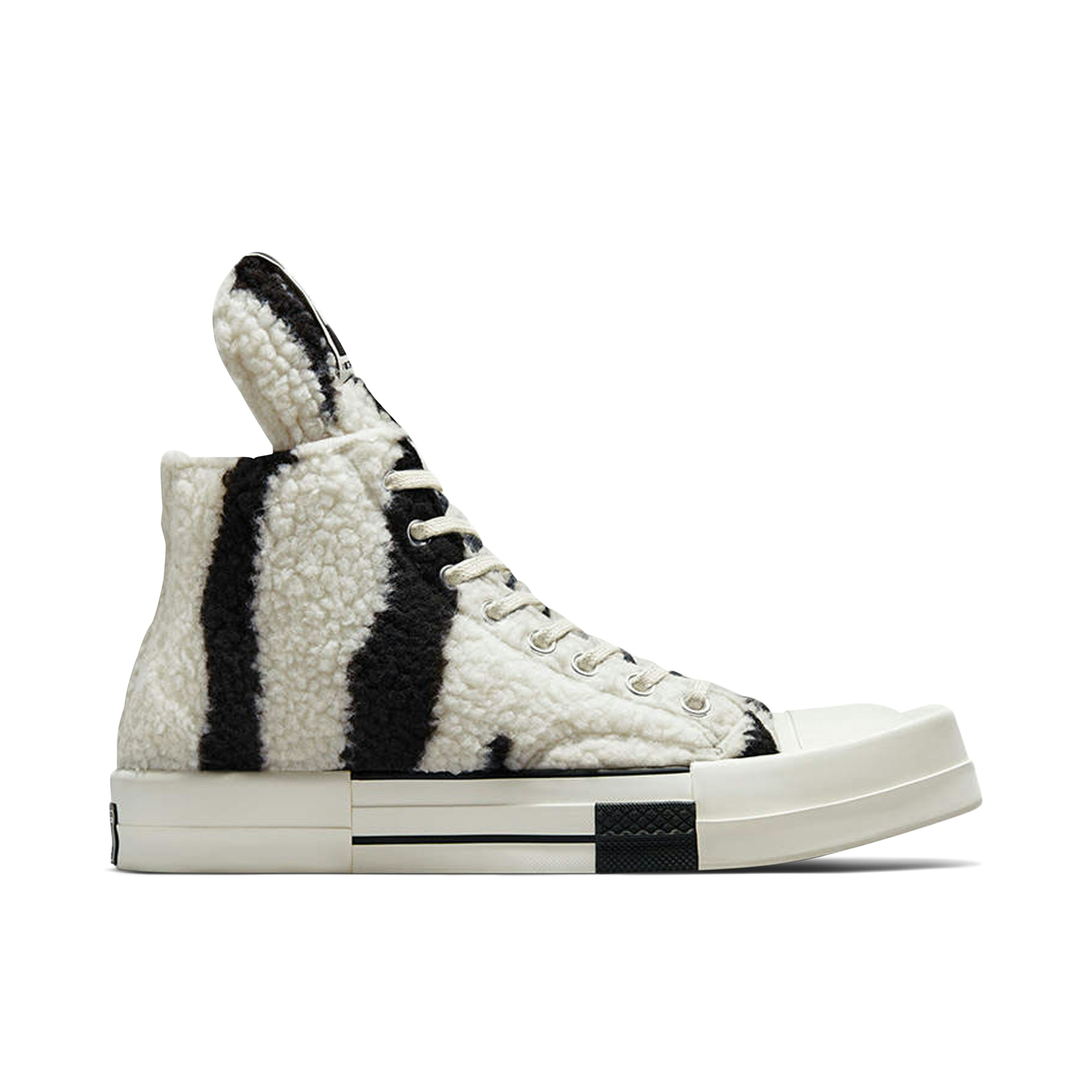 Converse Chuck 70 TURBODRK High x Rick Owens DRKSHDW Zebra