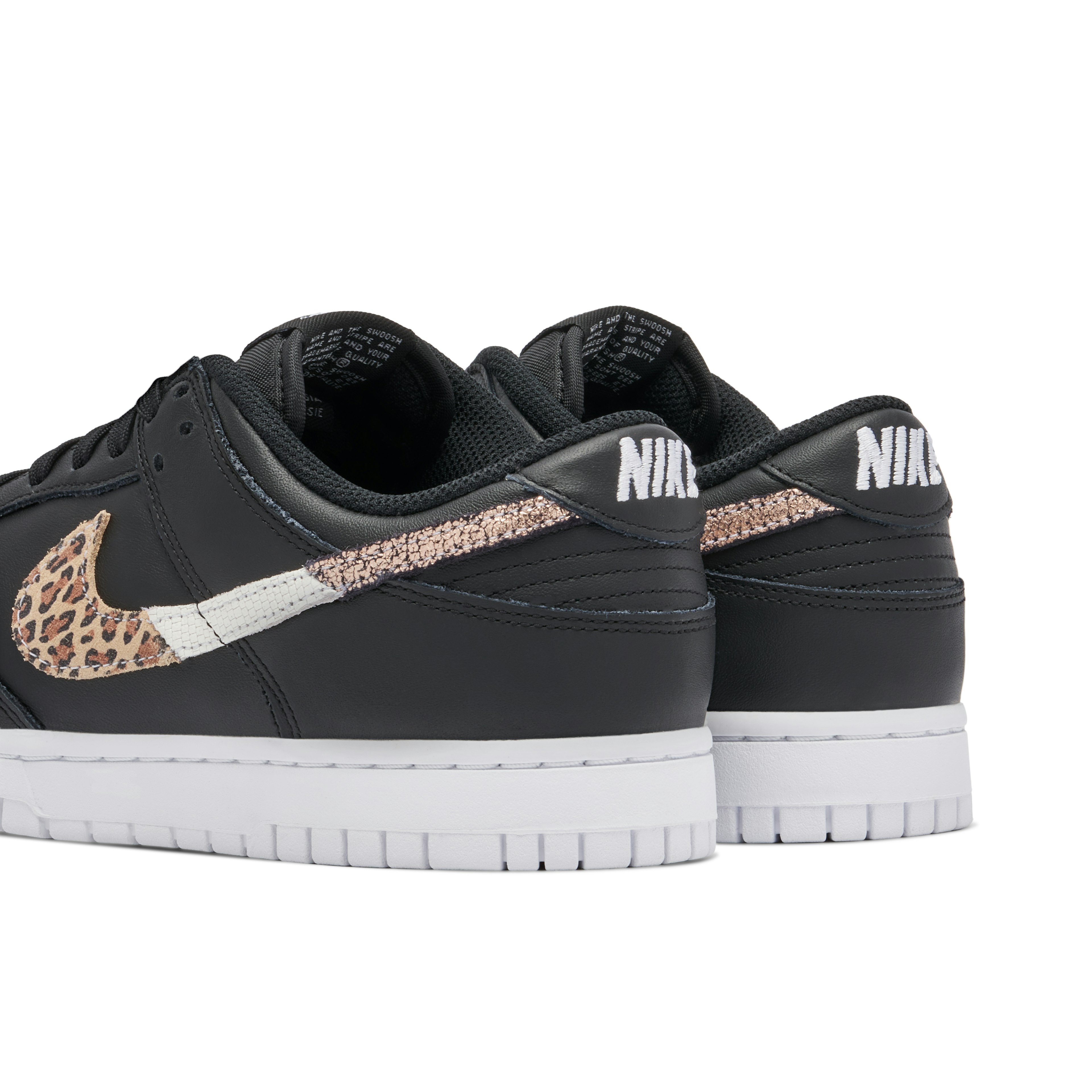 Nike Dunk Low Leopard Black Womens