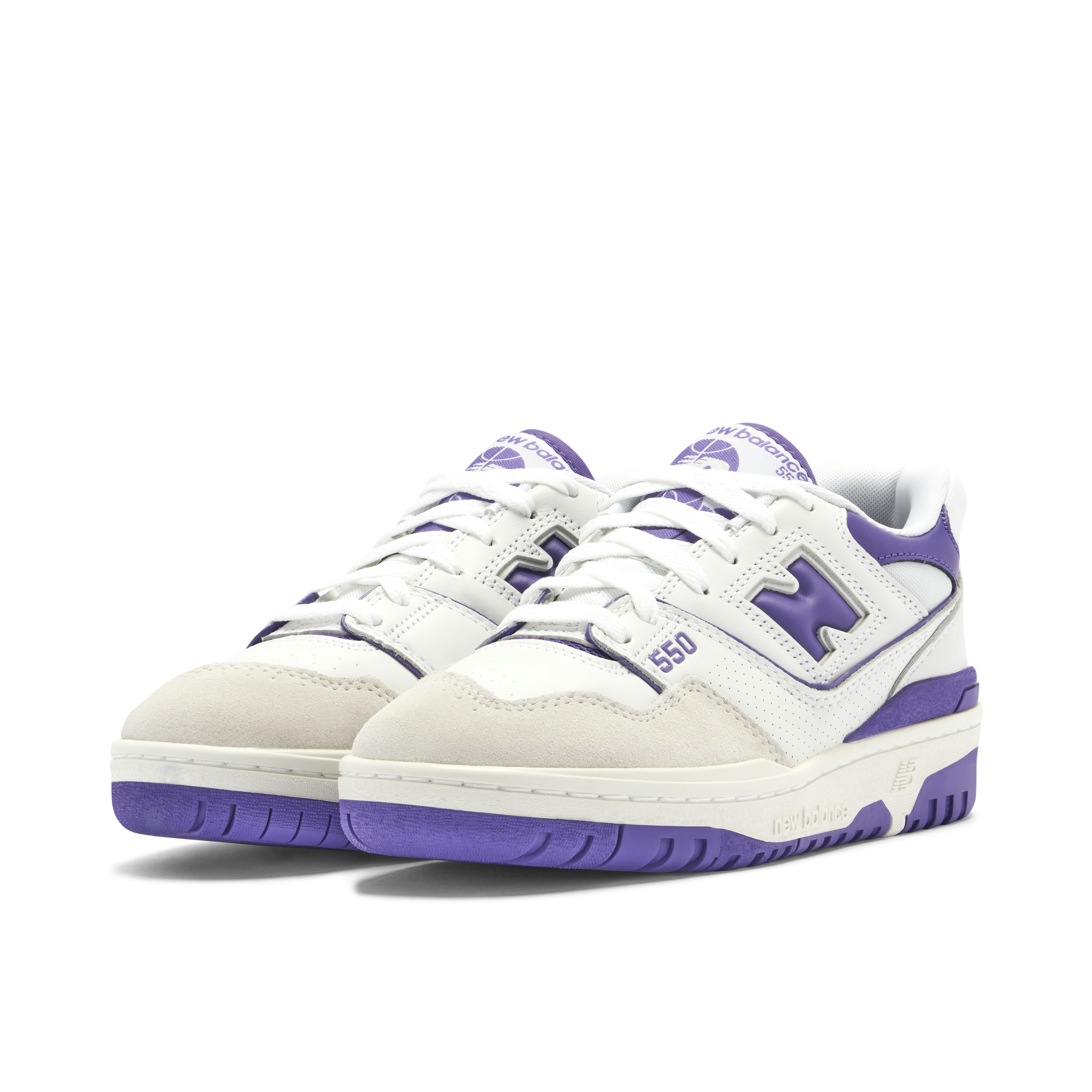 New Balance 550 White Purple