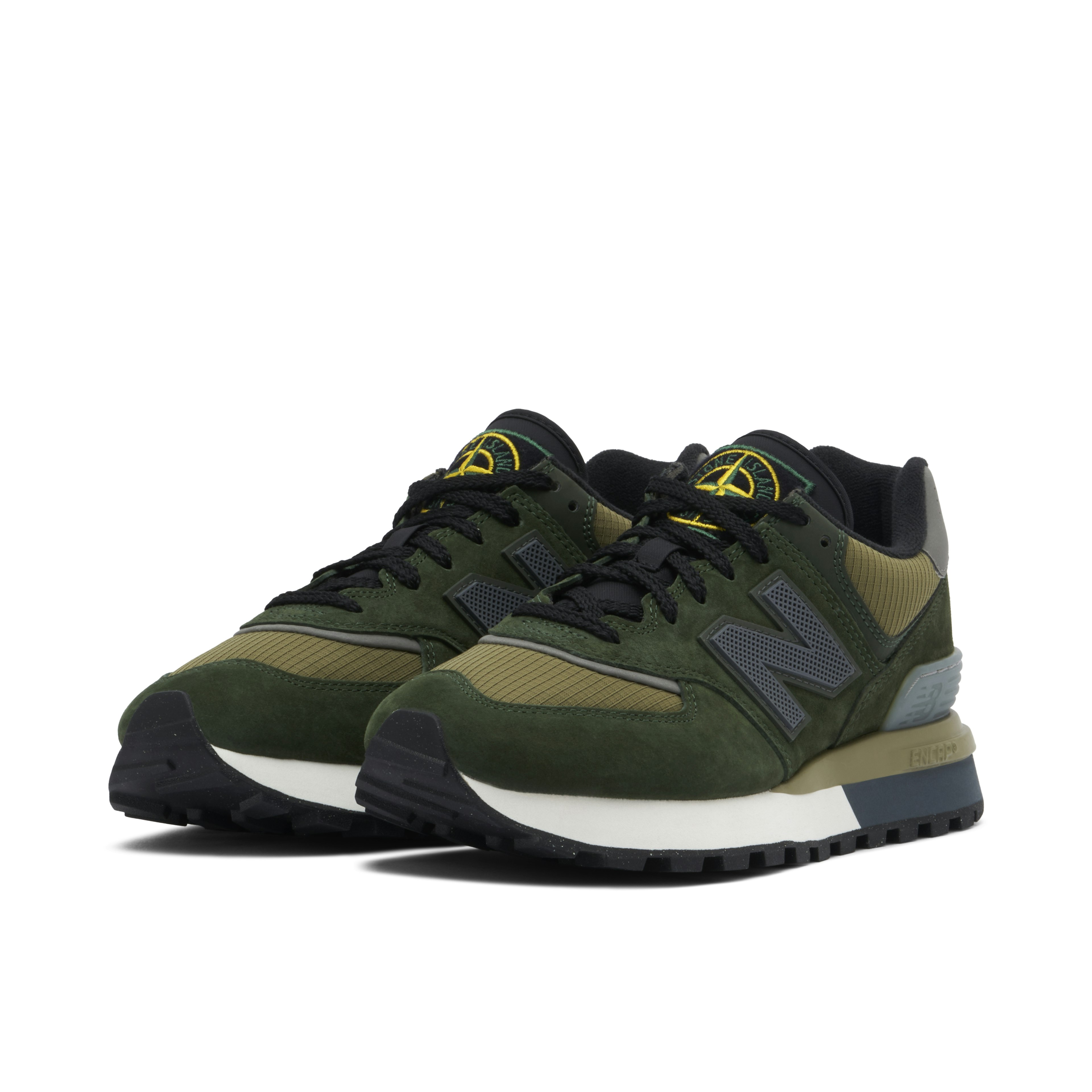 New Balance 574 Legacy Stone Island Dark Green