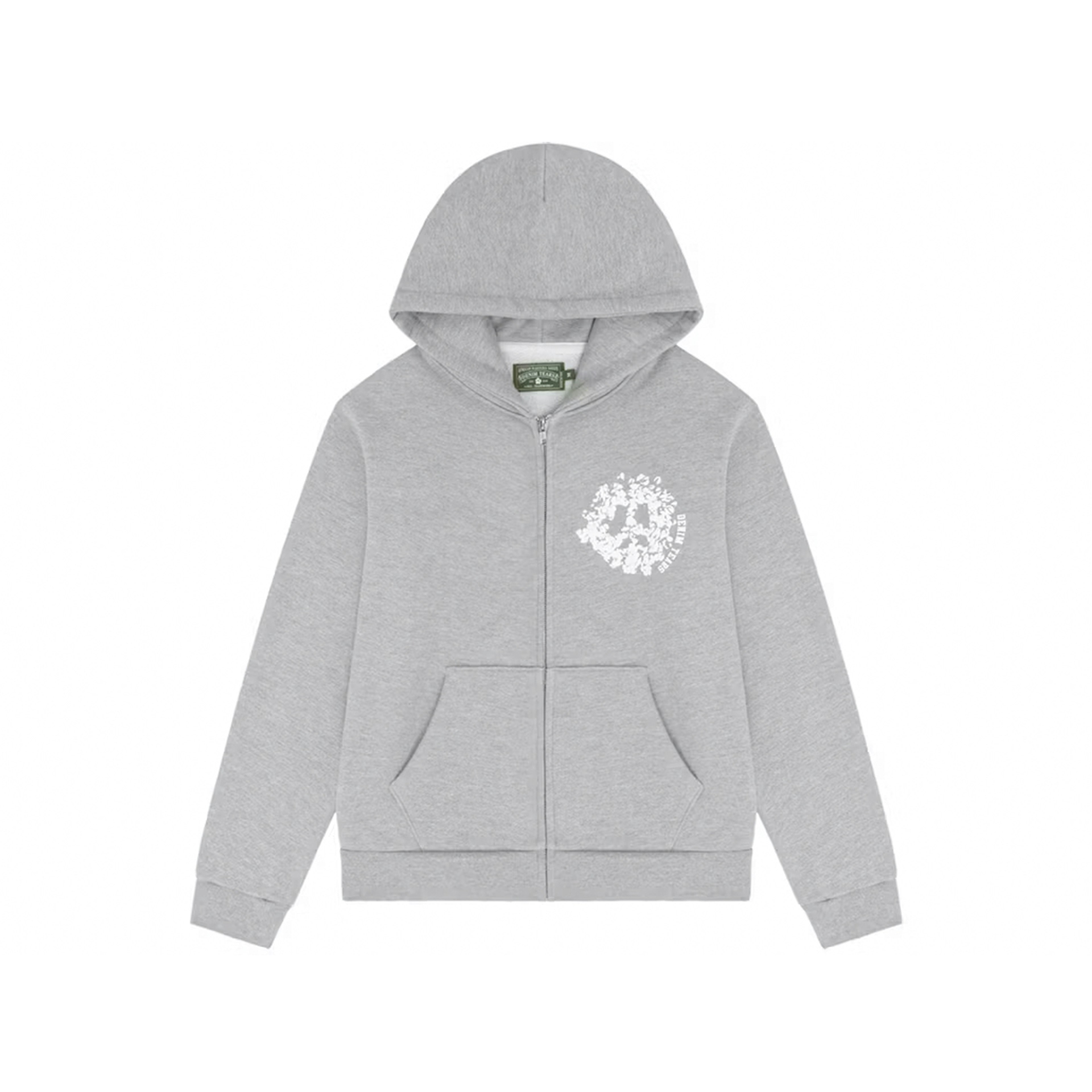 Denim Tears Denim University Zip Hoodie Grey