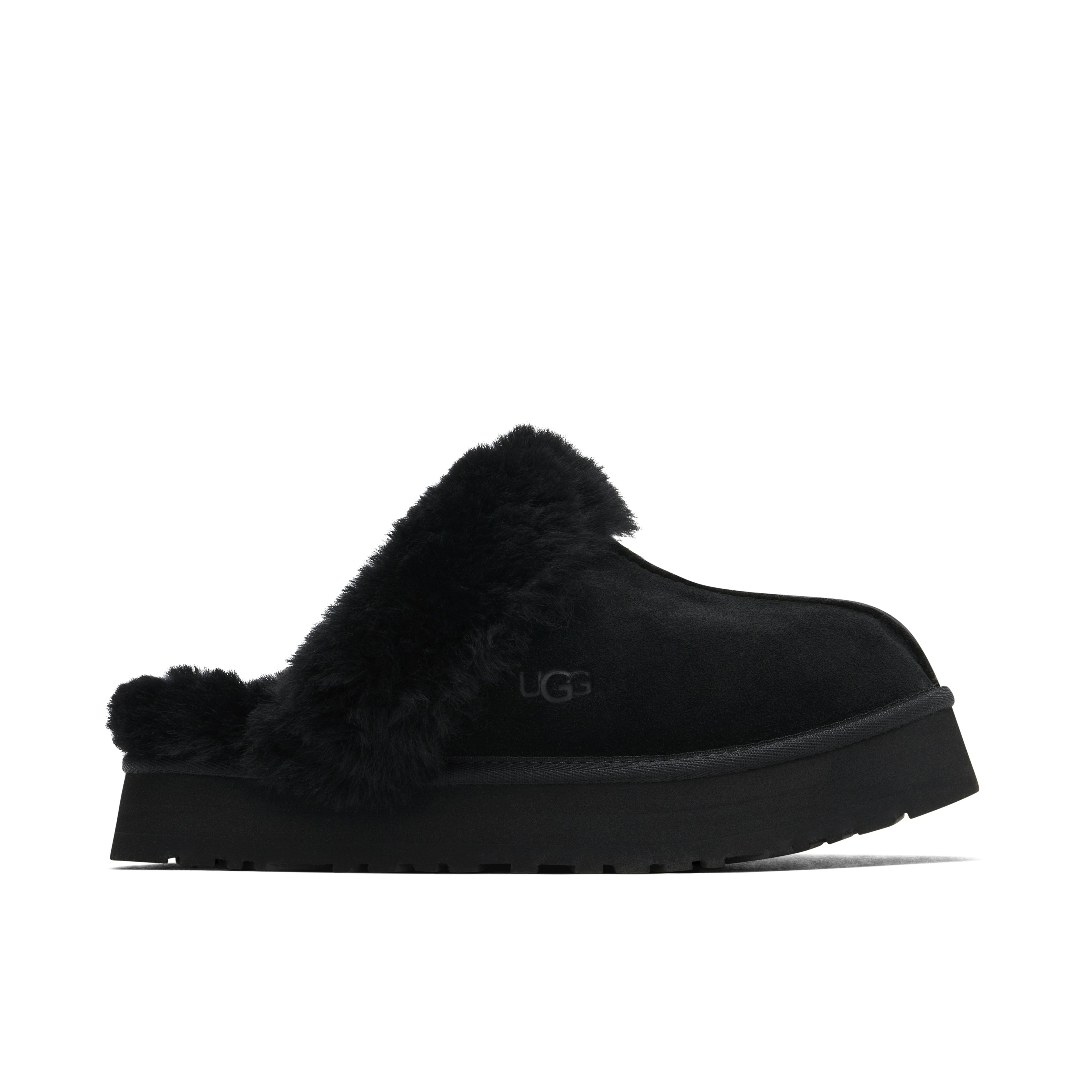 UGG Disquette Slipper Black Femme