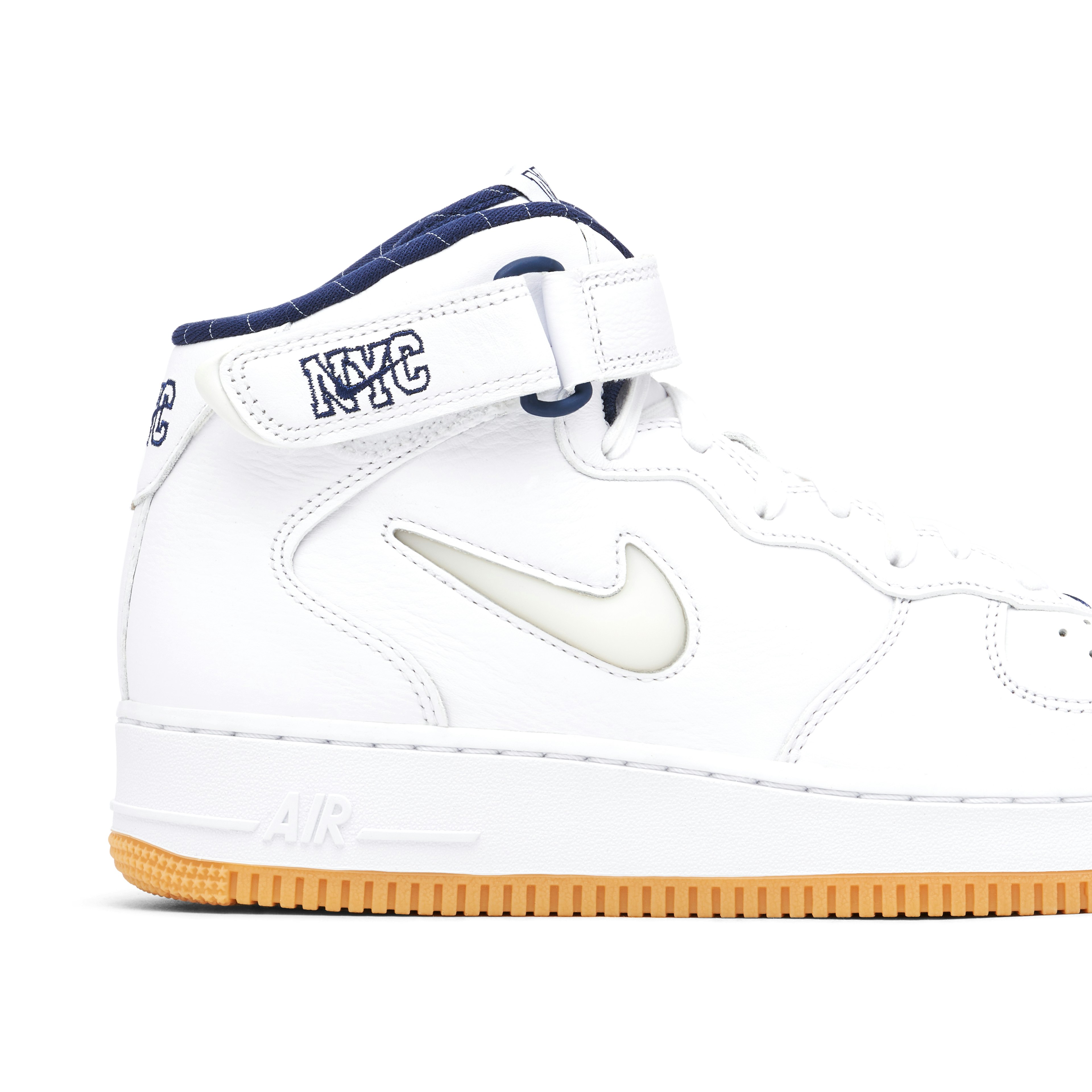 Nike Air Force 1 Mid Jewel NYC White Midnight Navy