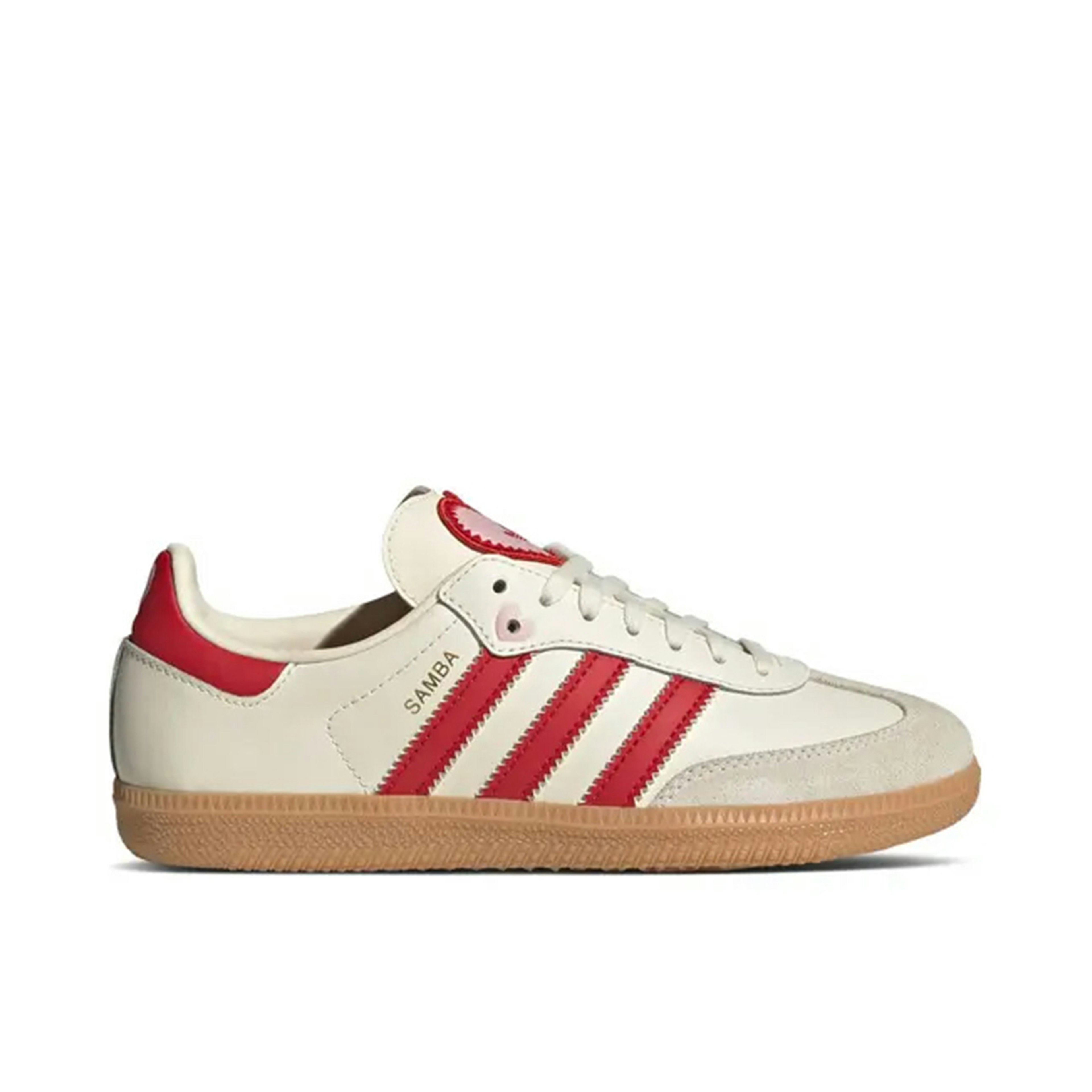 Adidas Samba OG Valentine's Day Cream White Scarlet 2026 GS
