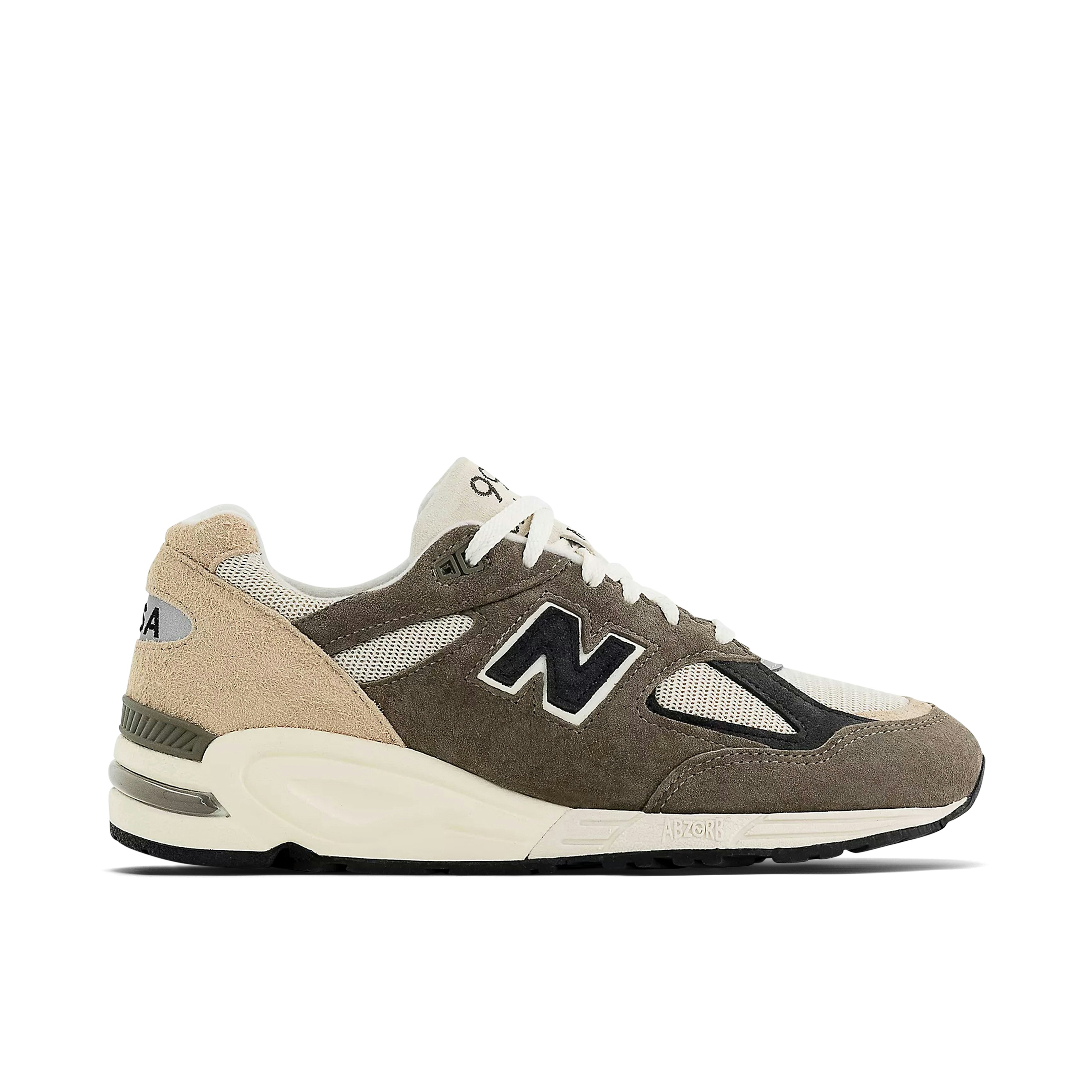 New Balance 990v2 Made in USA Olive Beige