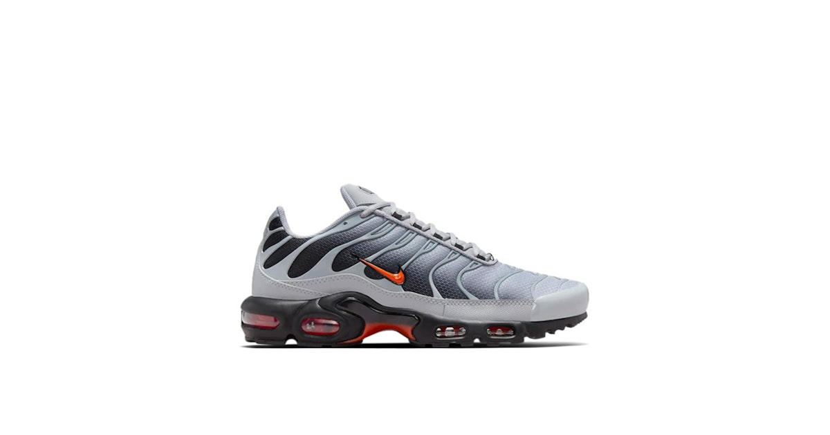 HOT Nike Shoe Air Max Plus Gray And Red Nike Air Max Plus Wolf