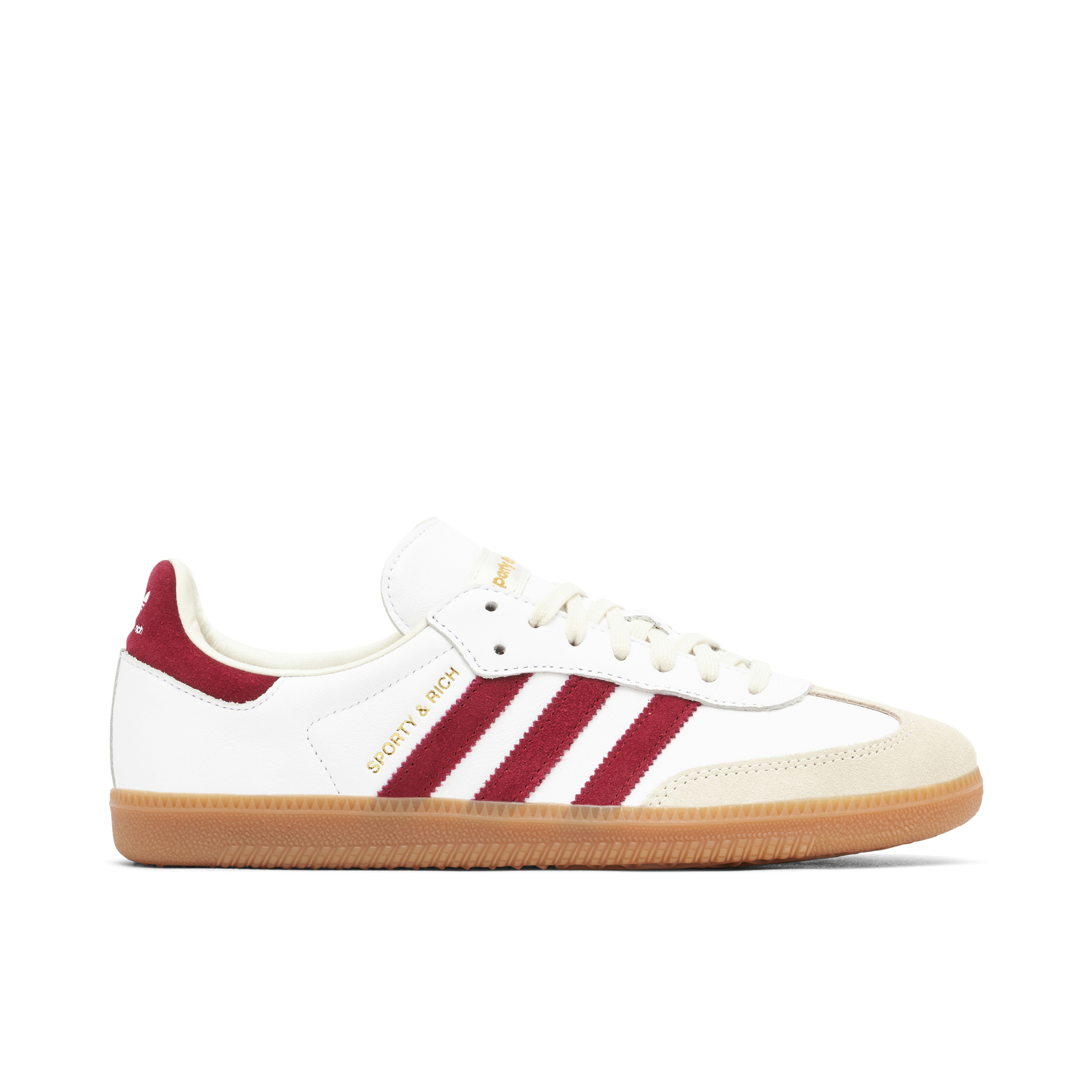 Adidas Samba OG x Sporty & Rich White Burgundy | IF5660 | Laced