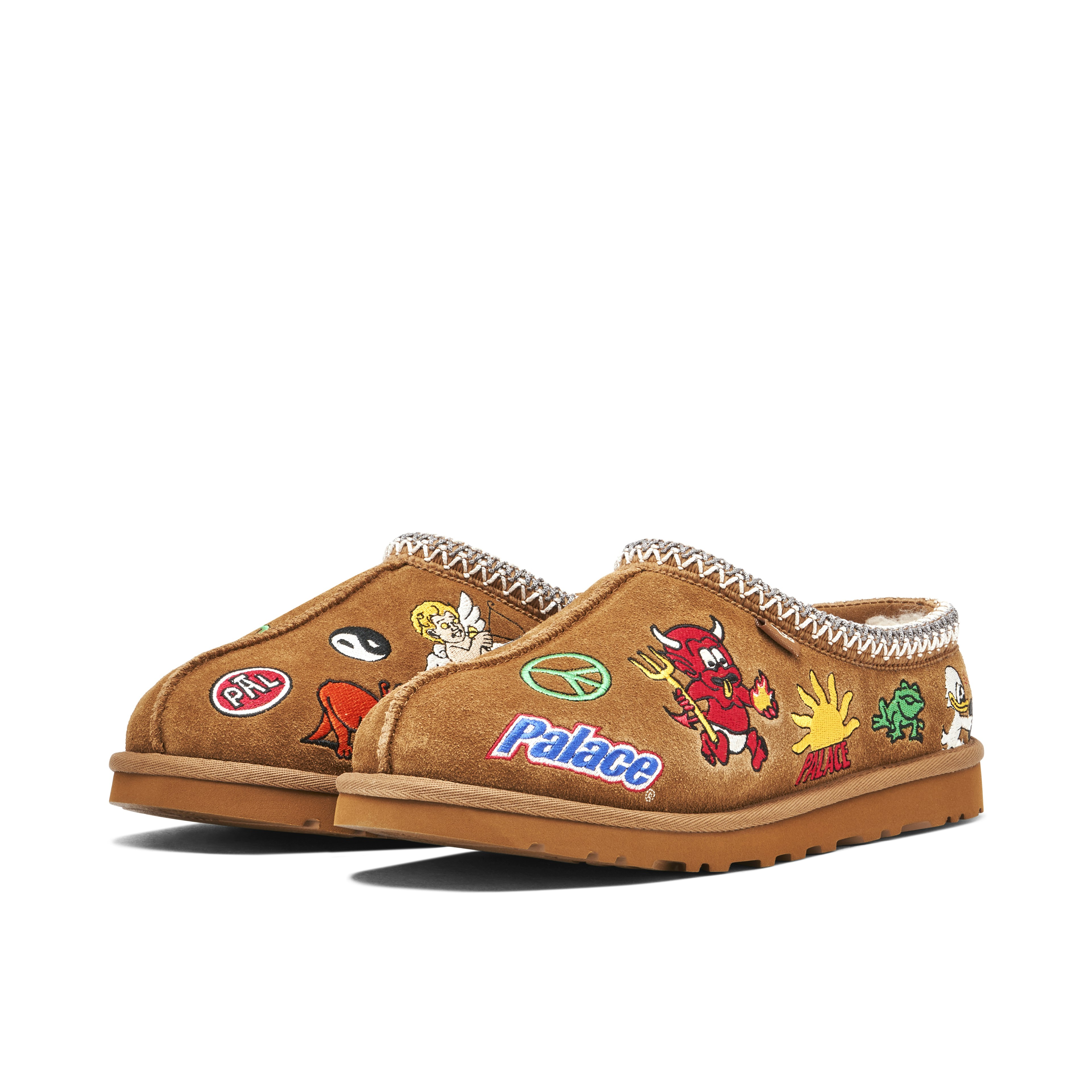 UGG x Palace Tasman Slipper Chestnut