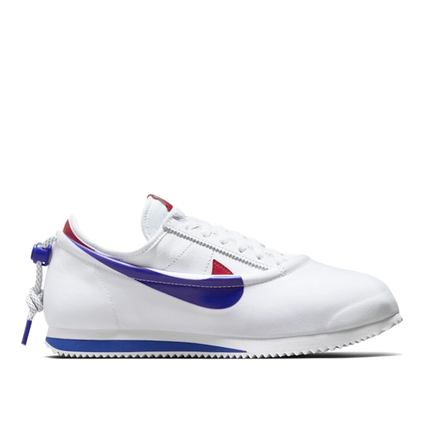 Nike Cortez x CLOT White Game Royal Red | DZ3239-100 | Laced