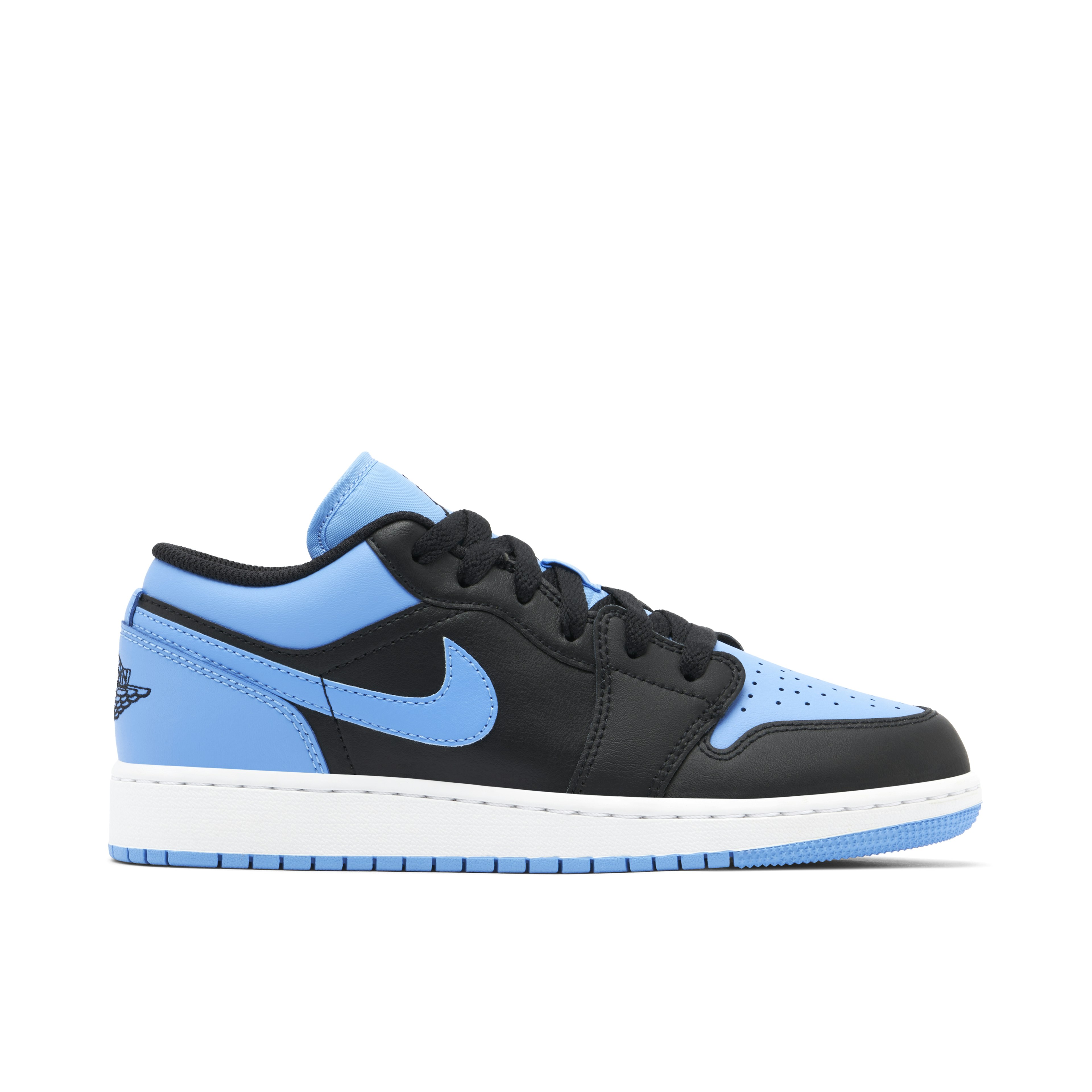 Air Jordan 1 Low Black University Blue GS