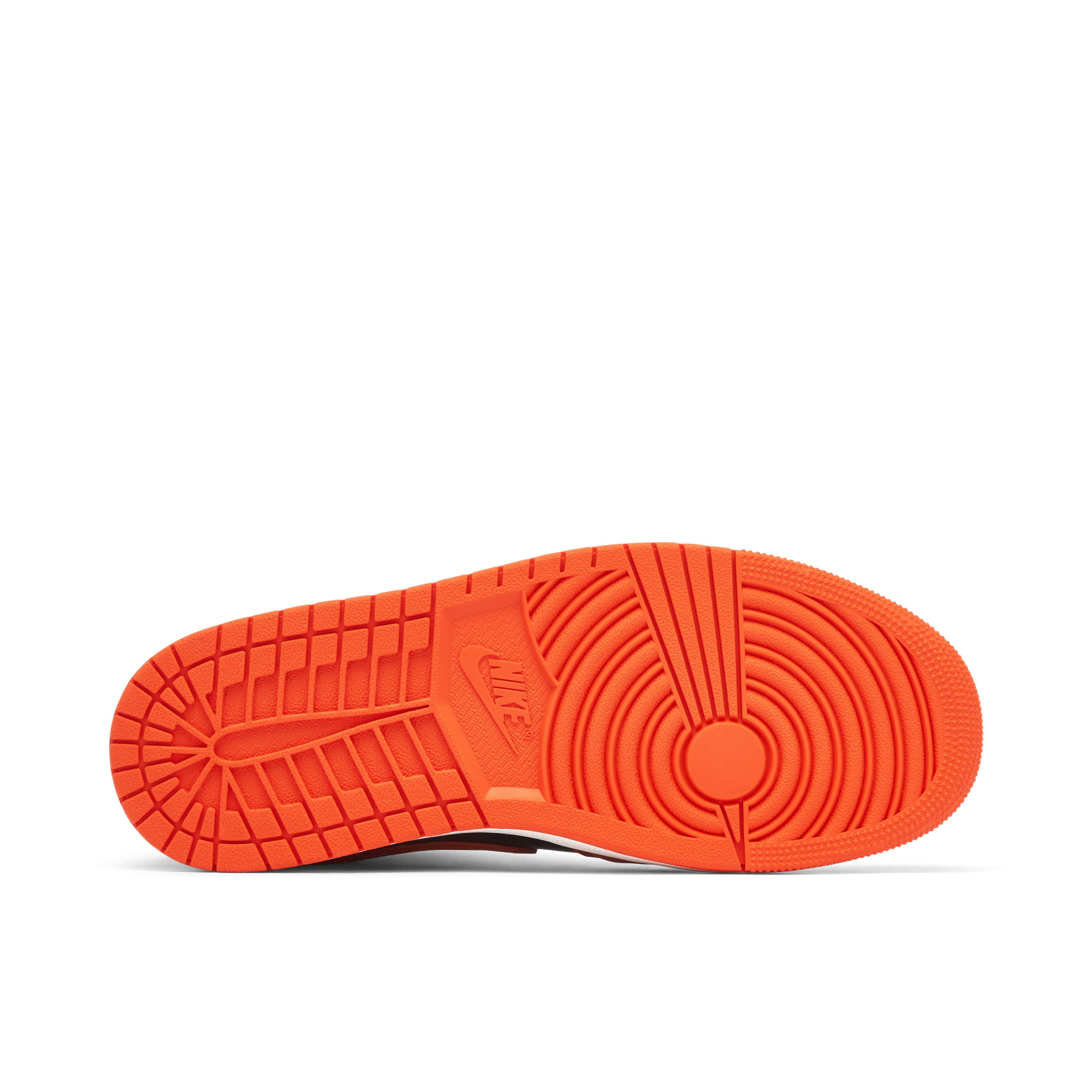 Air Jordan 1 Mid Orange Black Womens