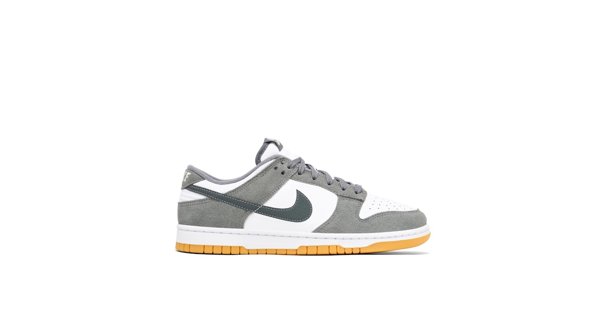 Nike Dunk Low Grey Suede Nike Dunk Low Grey Suede Gum FV0389-100 Laced