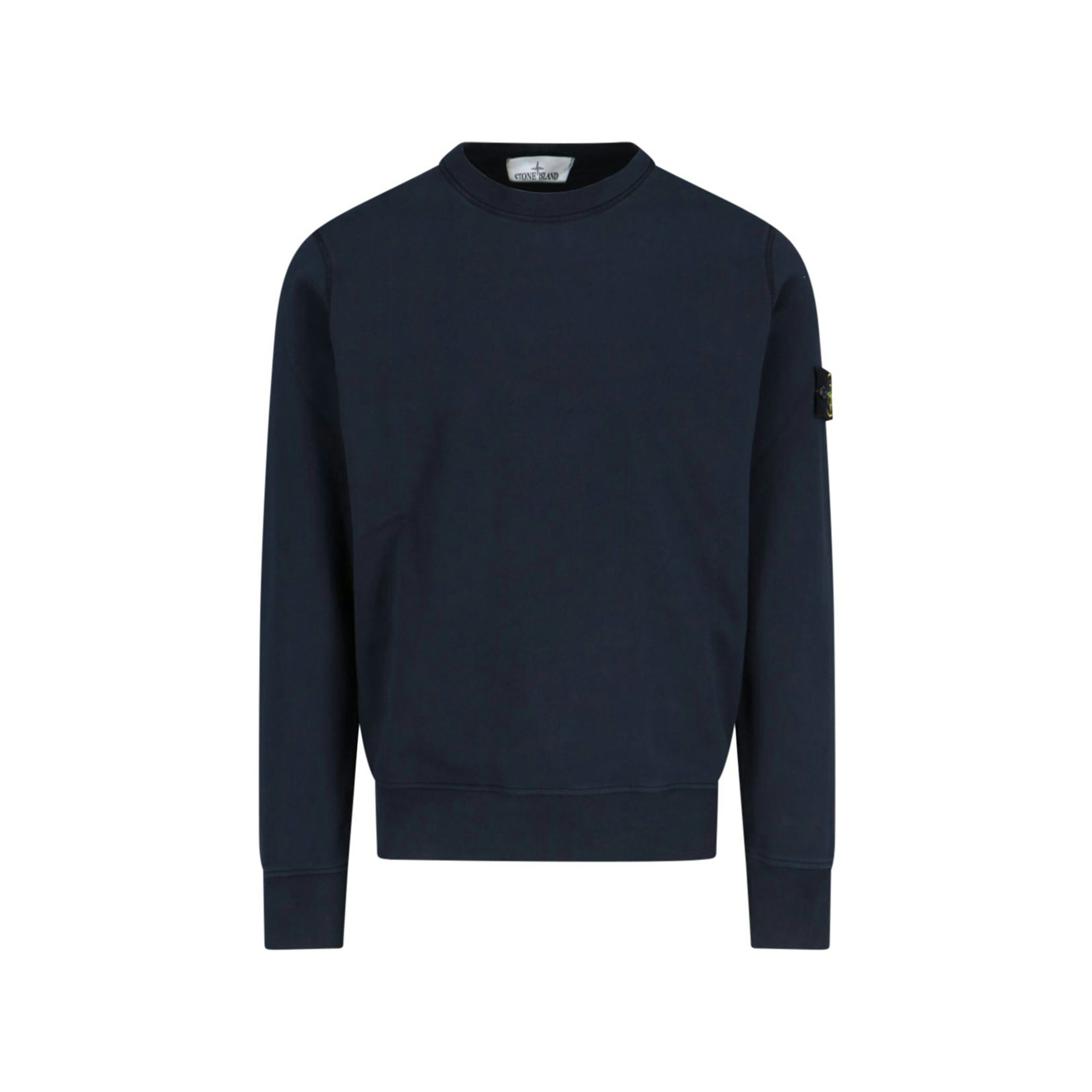 Stone Island Crewneck Sweatshirt Compass Logo Navy