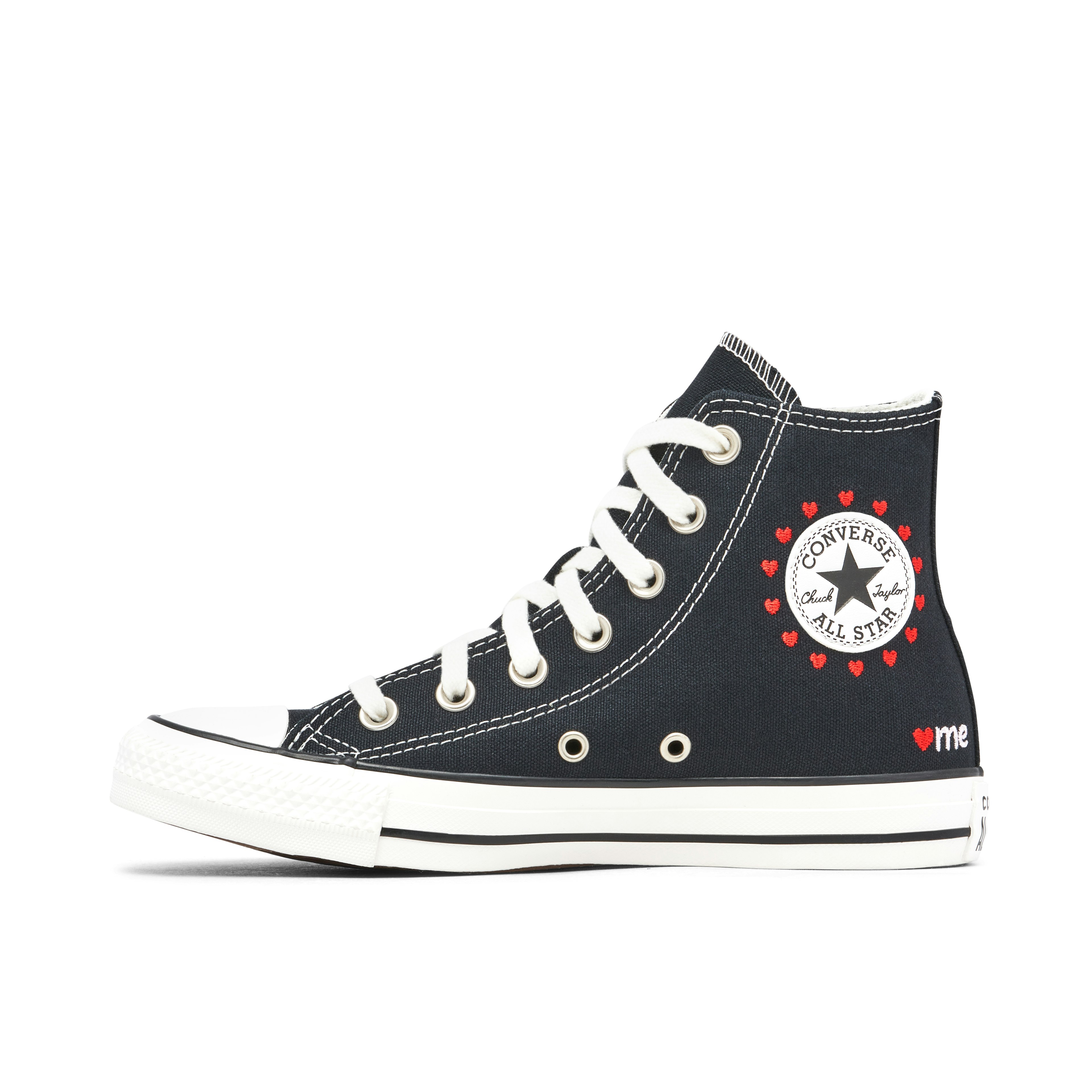 Converse Chuck Taylor All-Star Embroidered Hearts Womens