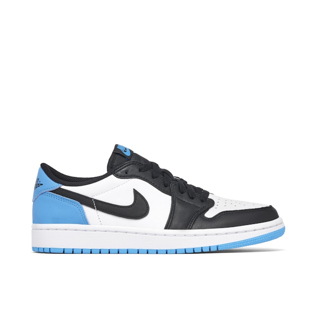 Air Jordan Low Black Dark Powder Blue Womens CZ0775-104 Laced