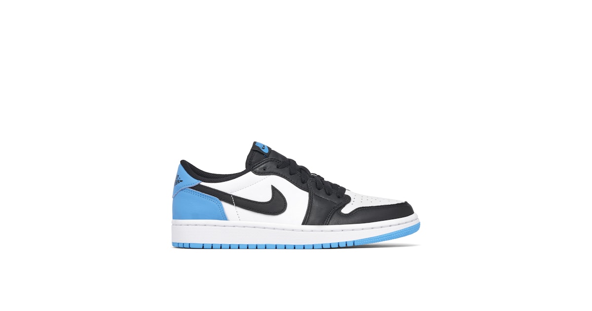 Air Jordan Low Black Dark Powder Blue Womens CZ0775-104 Laced